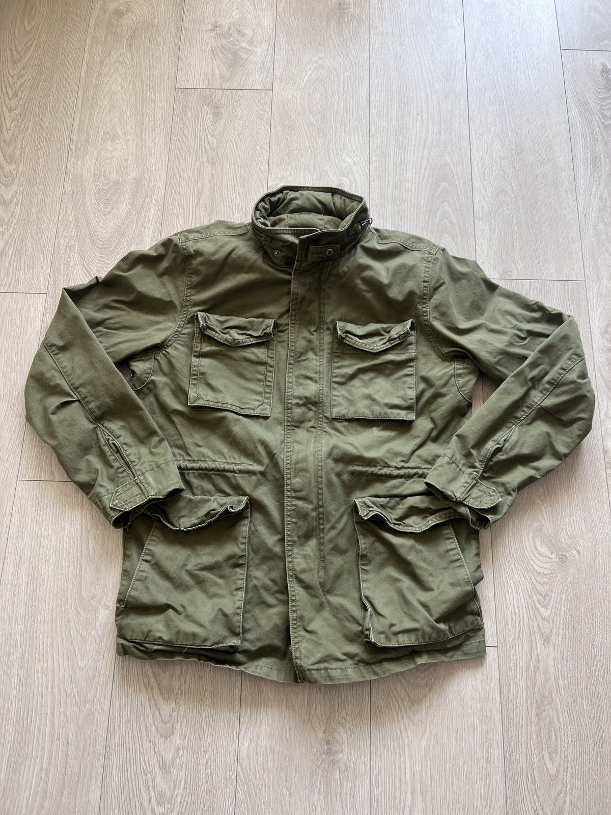 Other Military Style Jacket Heavy Canvas Army Green Size US L / EU 52-54 / 3 - 1 Thumbnail
