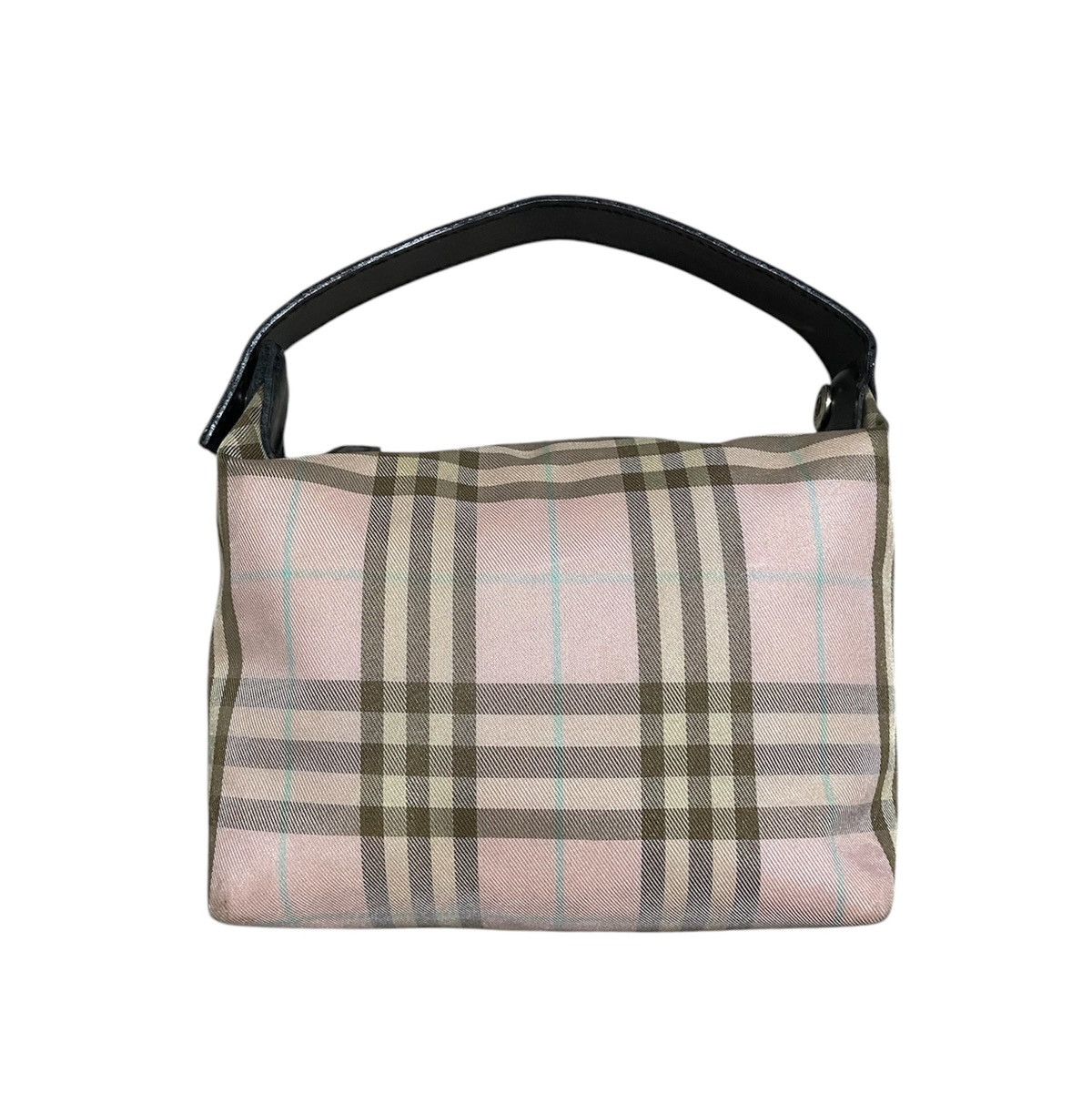Burberry BURBERRY Nova Check Pouch Nylon Pink Size ONE SIZE - 1 Thumbnail