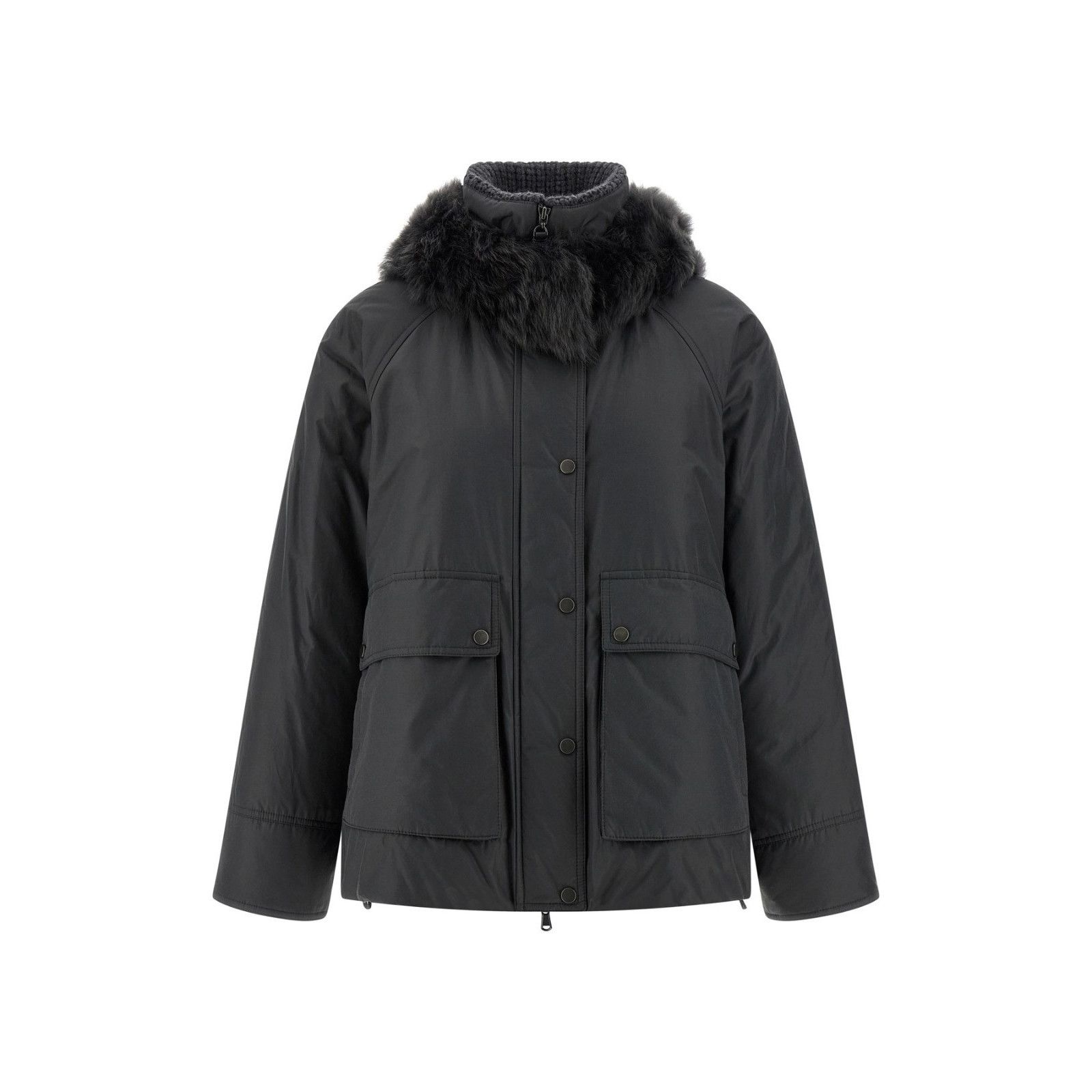 Brunello Cucinelli BRUNELLO CUCINELLI Gray Down Jacket New & Authentic (Women's Size M / US 6-8 / IT 42-44 - 1 Thumbnail