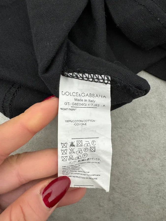 Dolce & Gabbana 2000s Dolce & Gabbana Volcano Black Longsleeves Size US M / EU 48-50 / 2 - 10 Thumbnail
