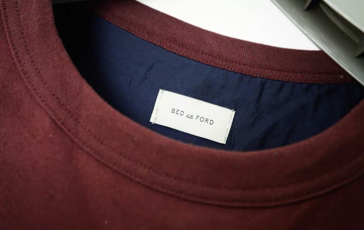 Bed j.w. Ford Bed J.W. Ford Double Layer Distressed Hem Raglan 3/4 Sleeve Size US S / EU 44-46 / 1 - 7 Thumbnail