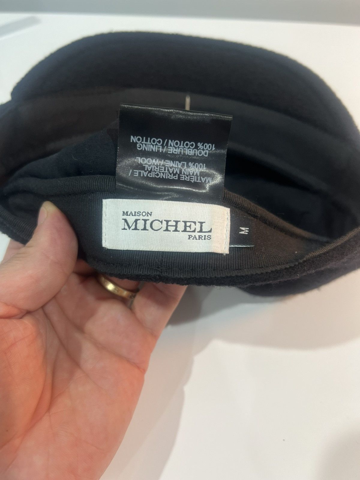 Maison Michel Maison Michel Abby Baker Boy Hat (100% Wool) Size ONE SIZE - 4 Thumbnail