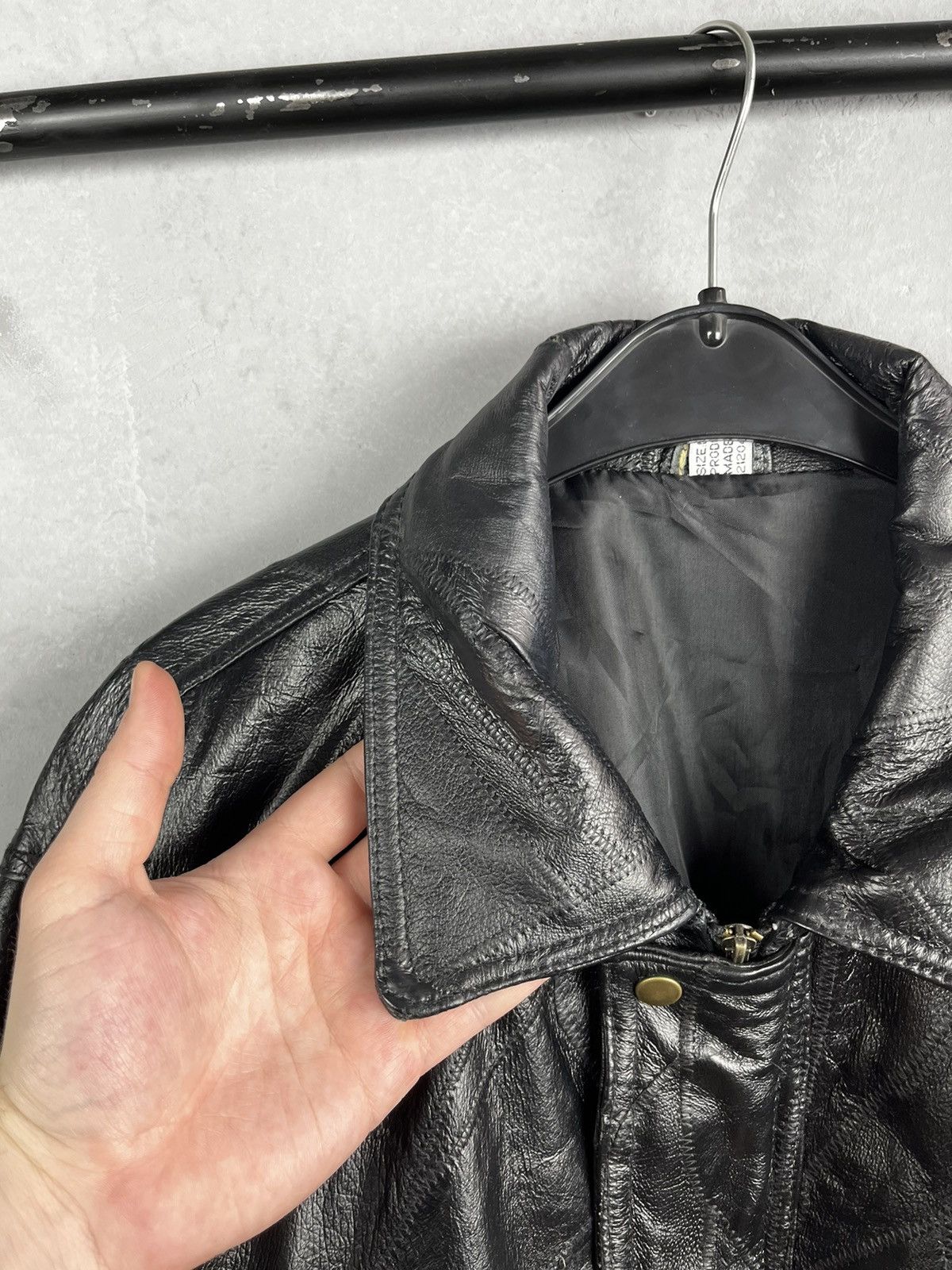 Genuine Leather × Vintage Vintage Leather Jacket bomber size L Size US L / EU 52-54 / 3 - 4 Thumbnail