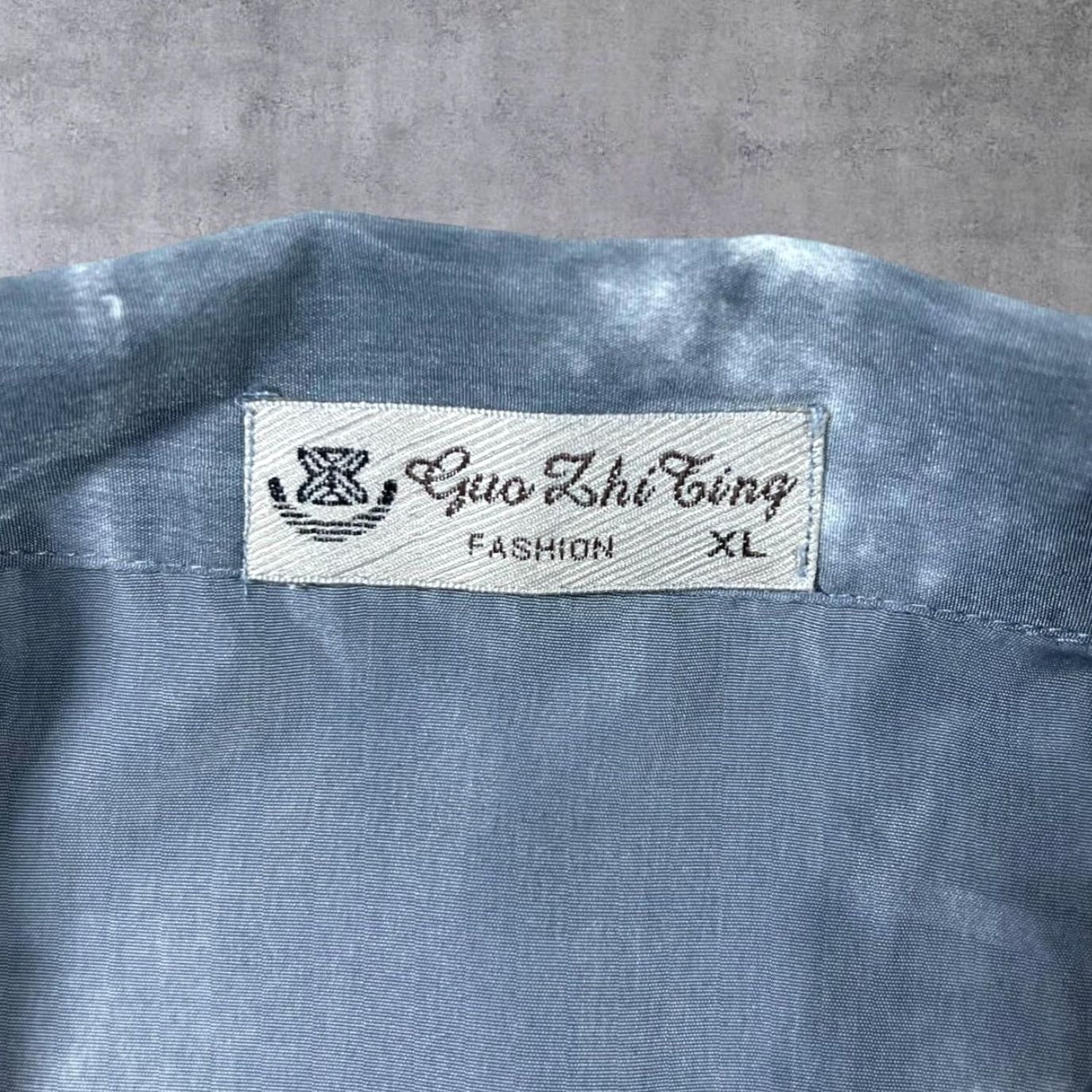 Vintage Guo Lhi Ting Goth Y2K Ship All-Over Print Graphic Grey Shirt XL Shirt Mens Size US XL / EU 56 / 4 - 3 Thumbnail