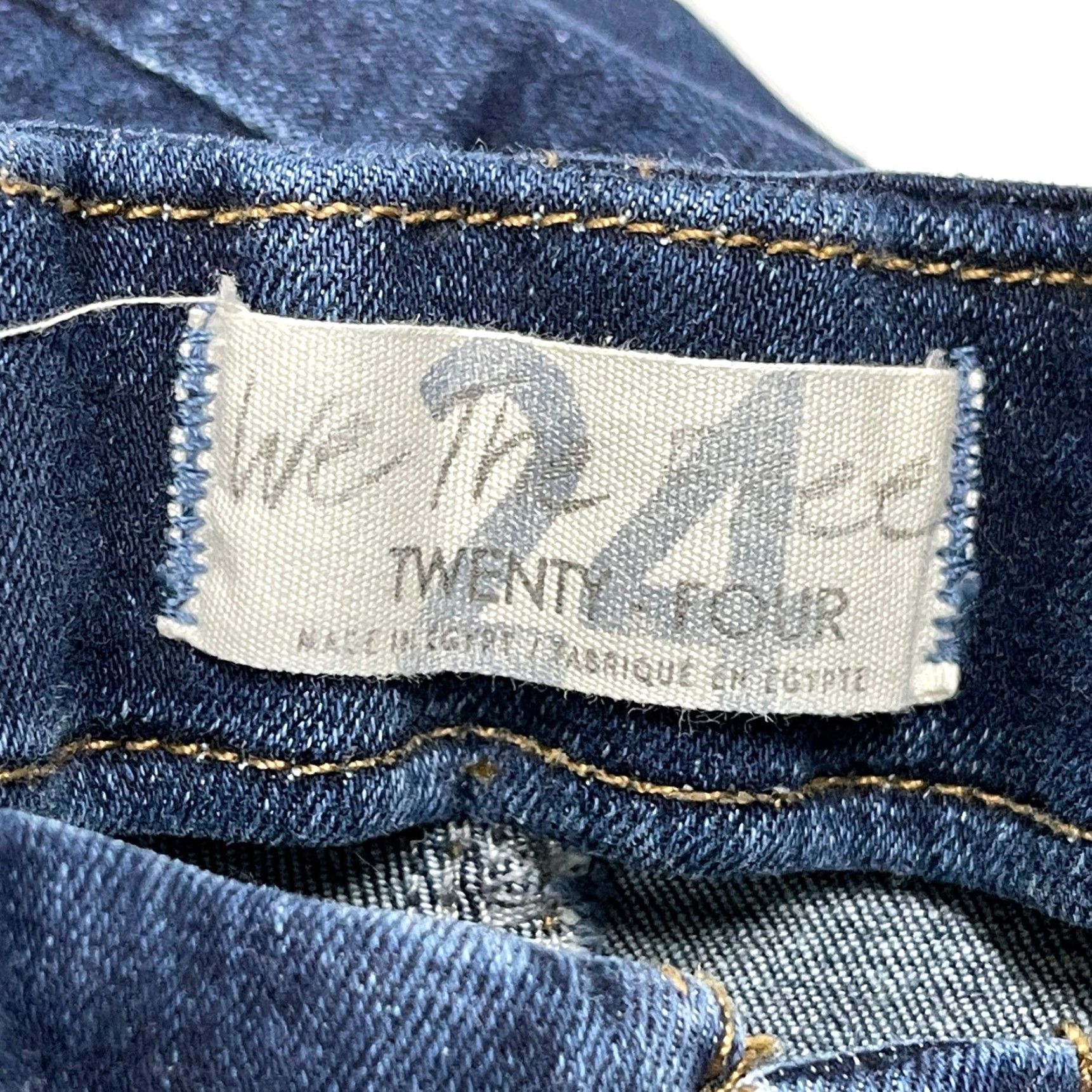 Free People Free People We The Free Skinny Jeans Blue Denim Mid Rise 24 Women's Regular Inseam 26.5 in 5-Pocket Denim Jeans Casual Vintage? No conclu. Size 42" / US 20 - 3 Thumbnail