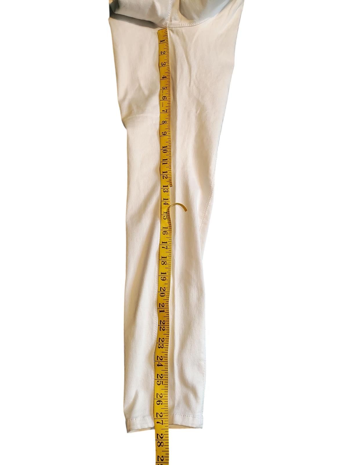 United Colors Of Benetton Bebe Women's Casual White Pants Size 28" / US 6 / IT 42 - 8 Thumbnail