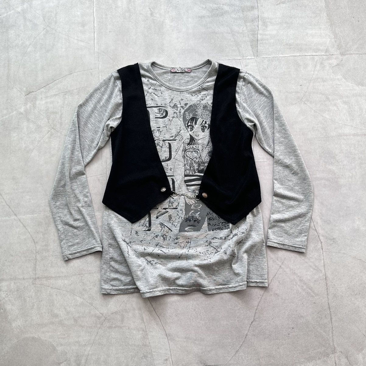 Hysteric Glamour Punk Anime Girl Hysteric Glamour Vibe Gothic Long Sleeve Tee Size S / US 4 / IT 40 - 1 Thumbnail