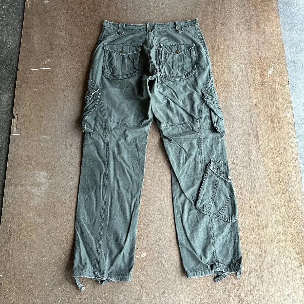 Voodoo Tactical GRAILS 🔥 TWENTY WORK JAPAN Utility Double Bones Cargo Pants Size US 34 / EU 50 - 10 Thumbnail