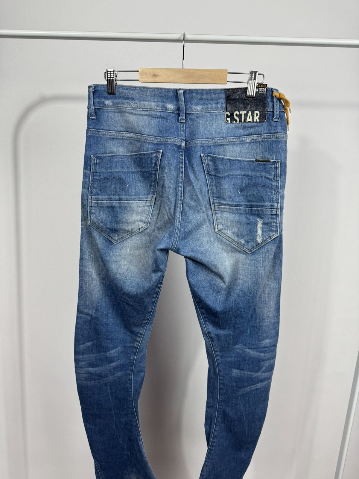 G-Star G-Star RAW Arc 3D Loose Tapered Jeans Fade Denim W32 Size US 32 / EU 48 - 2 Thumbnail