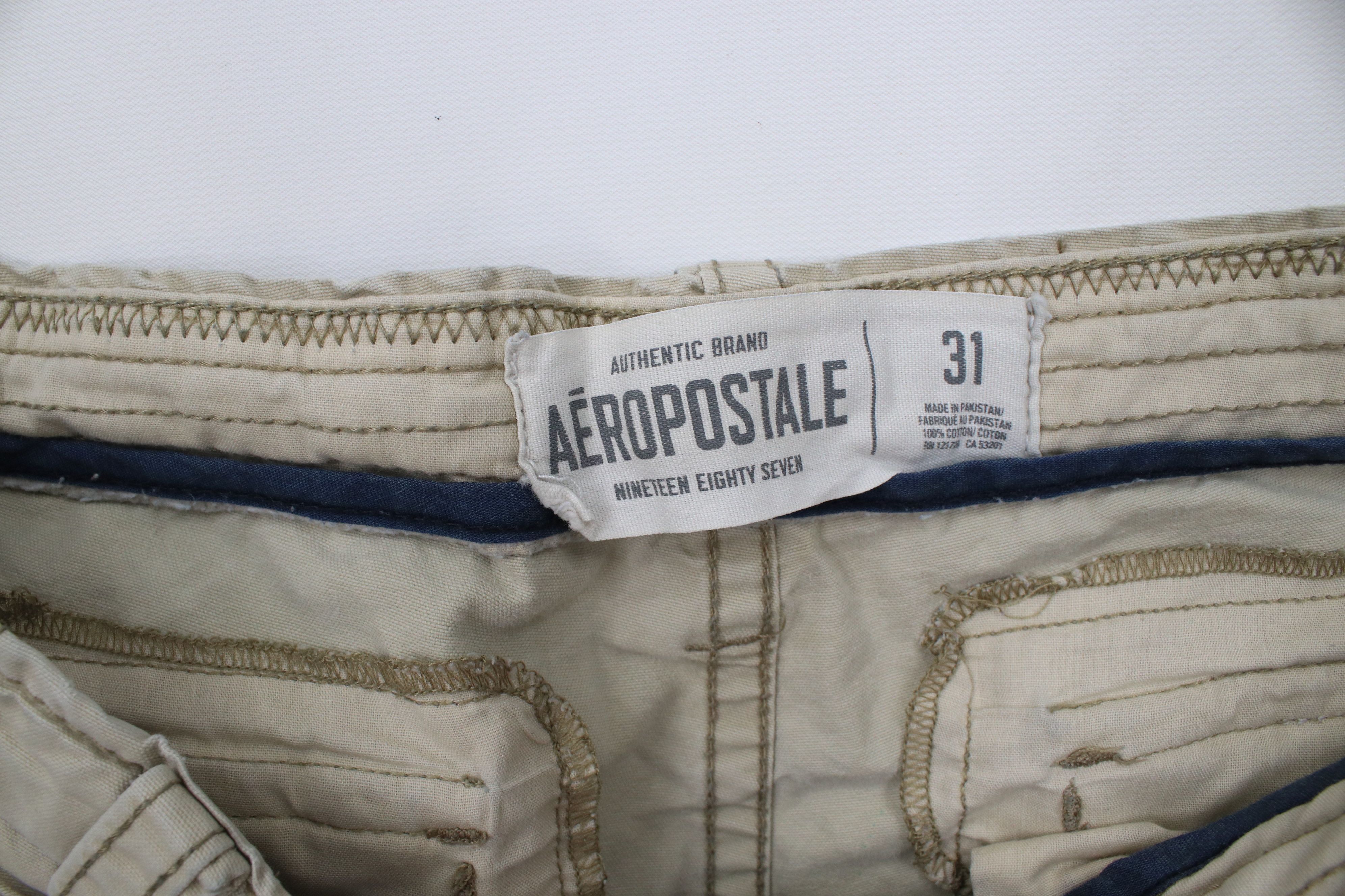 Aeropostale × Vintage Vintage Y2K Aeropostale Flower Heavyweight Cargo Shorts Size US 31 - 8 Thumbnail