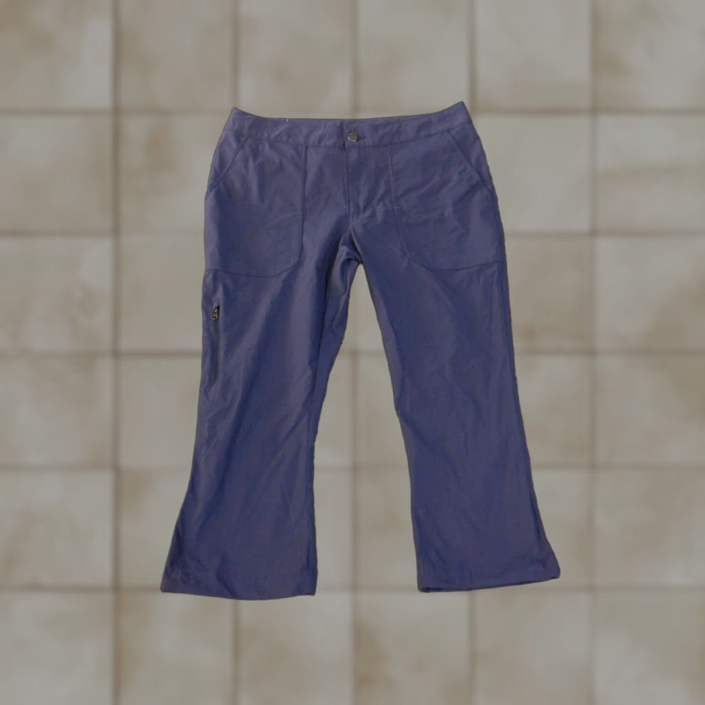 Vintage Columbia Pants Womens Size 10 Purple ourdoors Zip Hiking Stretch Pants Chino Regular Rise 8.5-10.5in Inseam 21in Womens Size 32" / US 10 / IT 46 - 1 Thumbnail