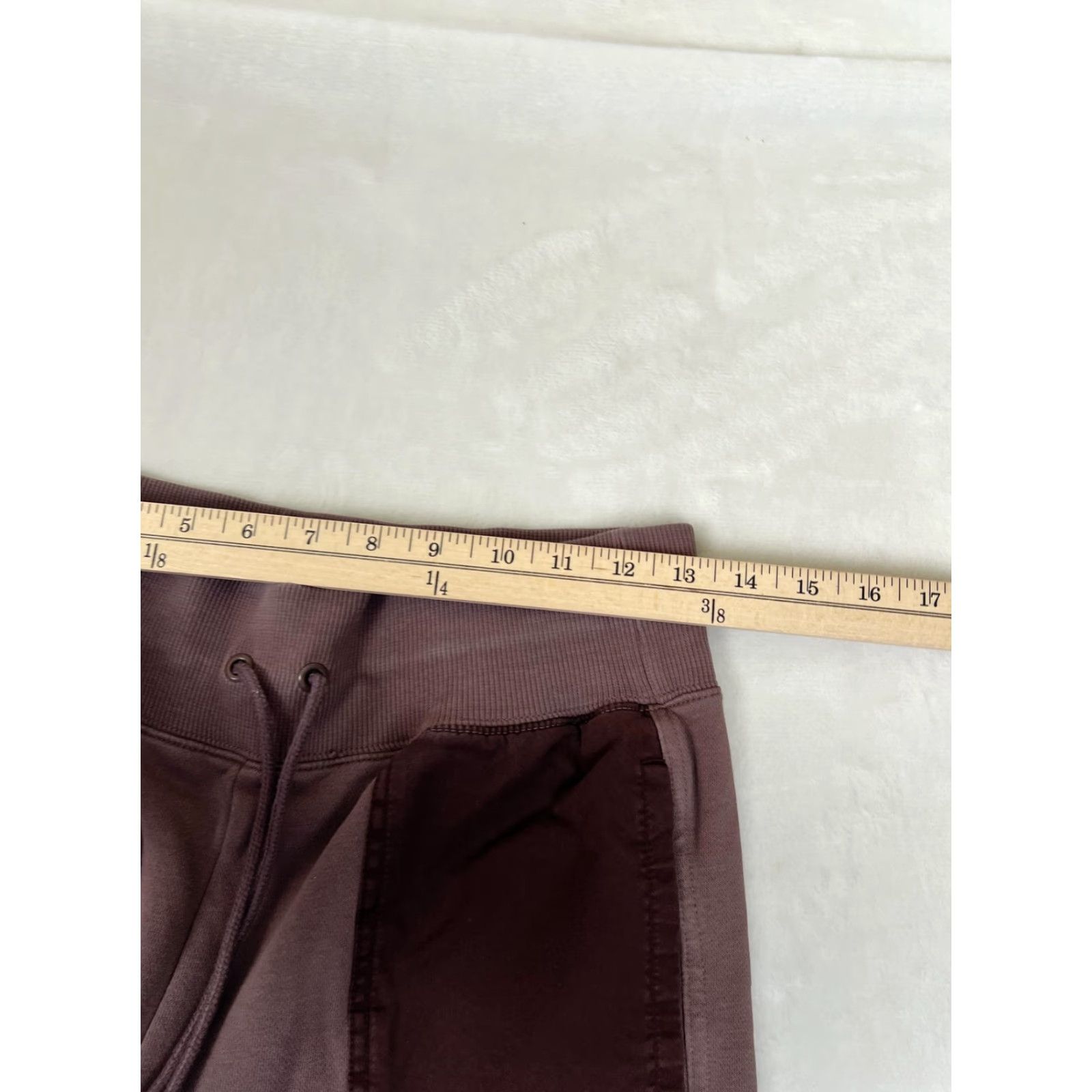 Nike Nike Sweatpants Women Small Brown Wide-Leg French Terry Just Do It Logo READ Size 28" / US 6 / IT 42 - 5 Thumbnail