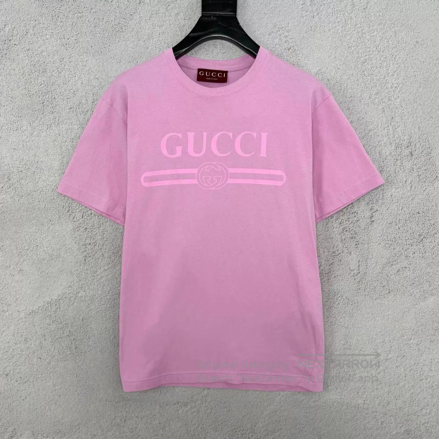 Gucci Pink Short-Sleeve Graphic T-Shirt. Size US XS / EU 42 / 0 - 1 Thumbnail