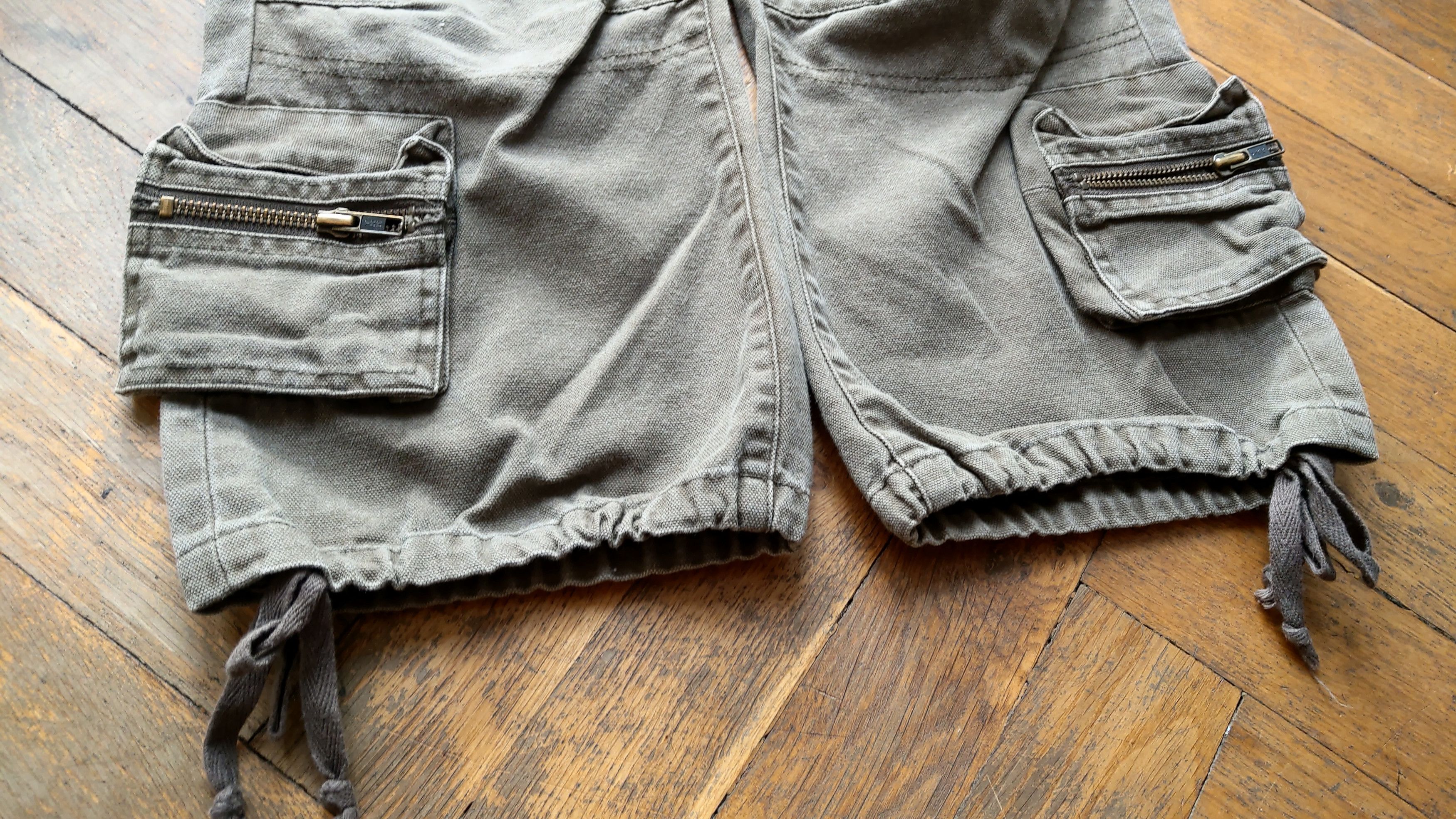 Japanese Brand × Vintage Detailed Cargo Pants Flared Hacker opium y2k Baggy Bootcut Size US 31 - 3 Thumbnail