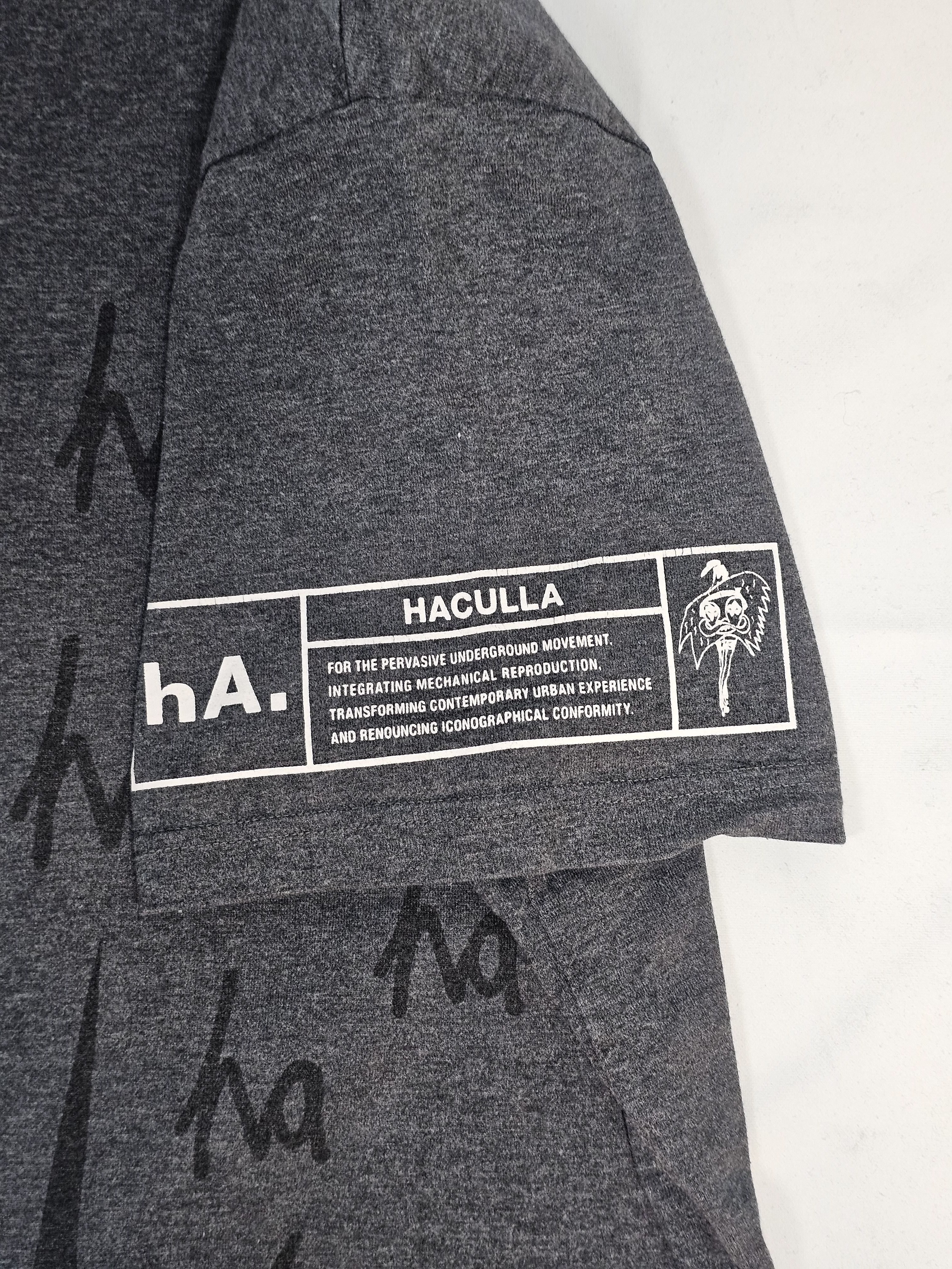 Haculla HACULLA Haha Liberty Drop Shoulder T-Shirt, Grey Medium EUC Size US M / EU 48-50 / 2 - 4 Thumbnail