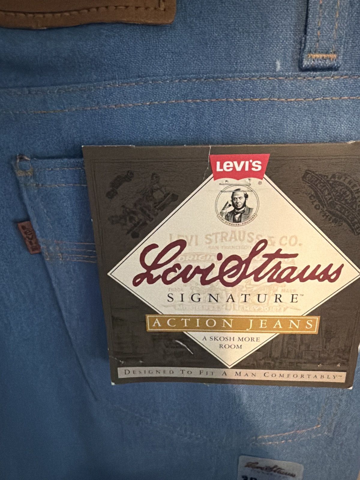 Levi's Levis Signature Action Denim Size US 38 / EU 54 - 4 Thumbnail