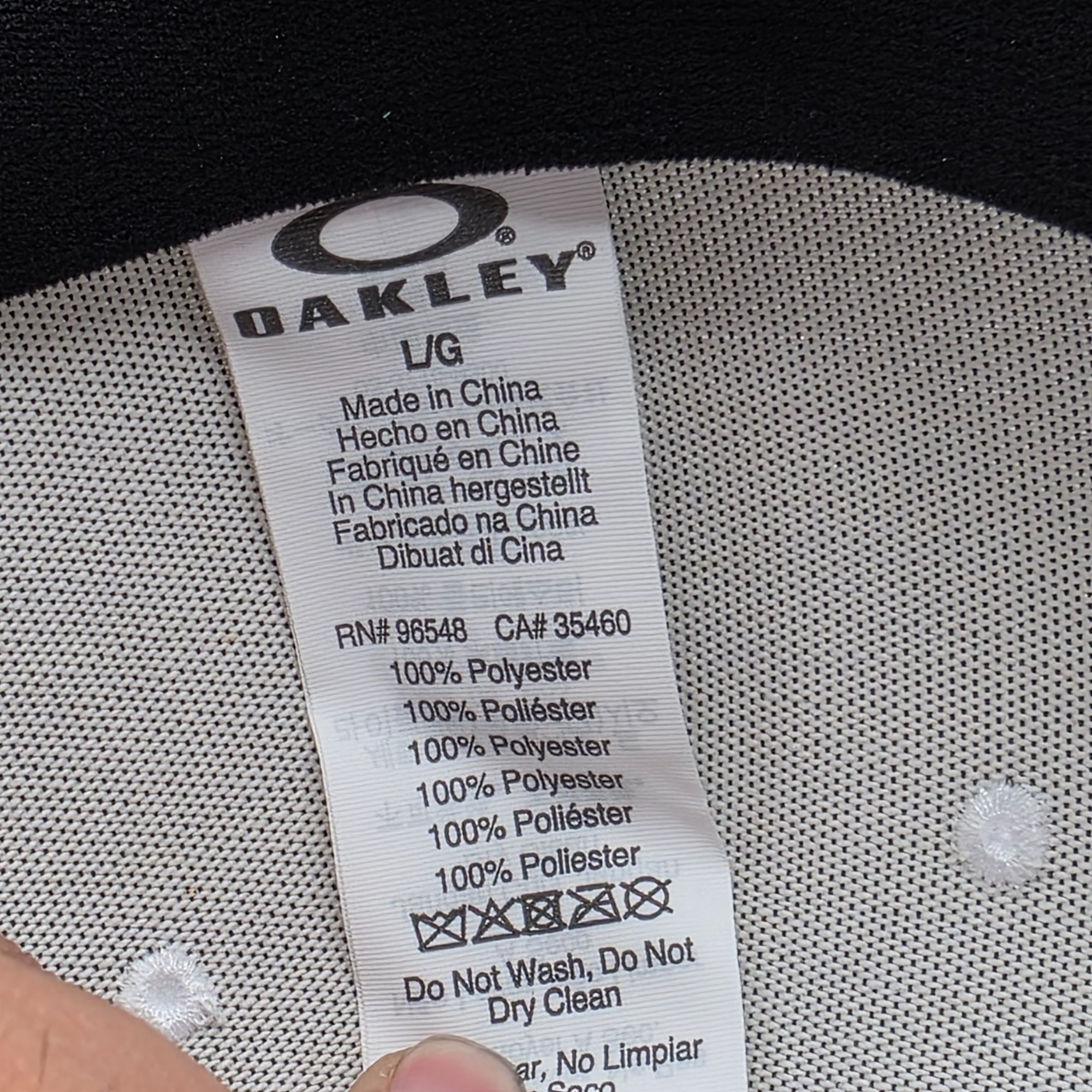 Oakley Oakley Mens L/XL White Hat Cap Casual Outdoors Lightweight S Size ONE SIZE - 6 Thumbnail