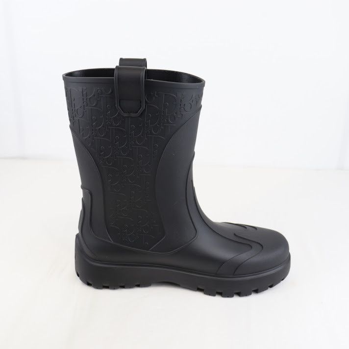 Dior o1rshd1 Rubber Garden Boot in Black Size US 10 / EU 43 - 9 Thumbnail