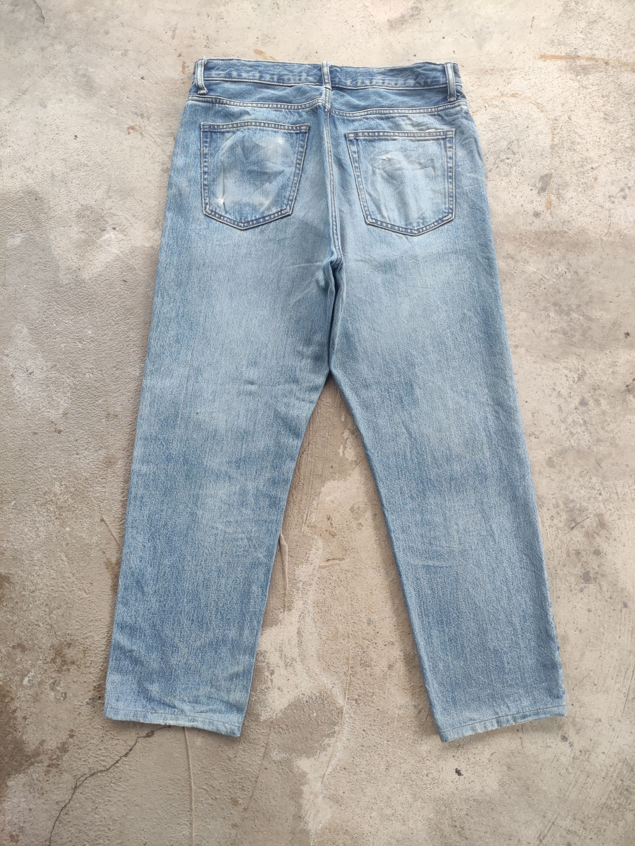 Japanese Brand Vintage Japanese Buggy Denim Distressed Faded Pants W34 Size US 34 / EU 50 - 8 Thumbnail