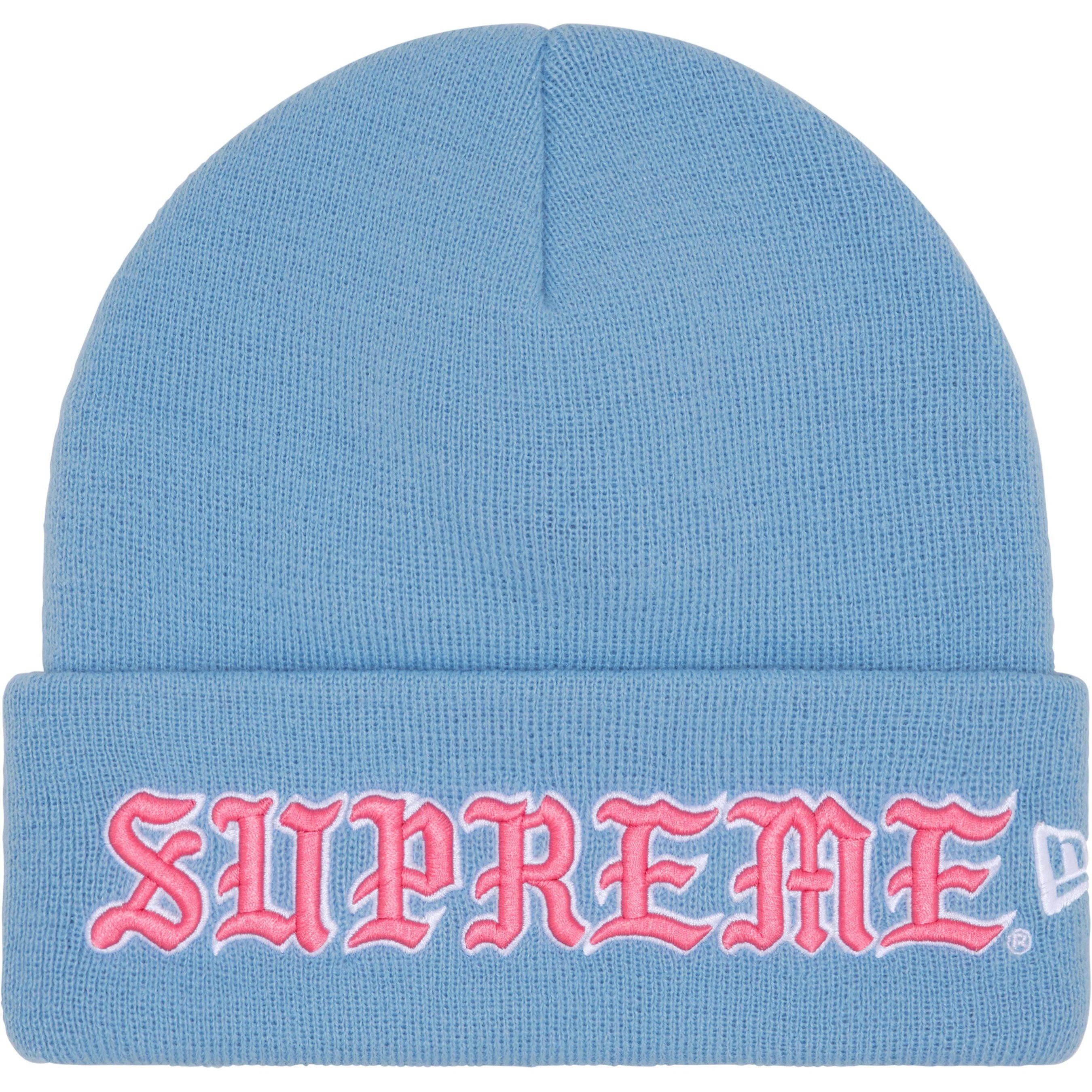 New Era × Supreme Supreme New Era Old English Beanie Size ONE SIZE - 1 Thumbnail