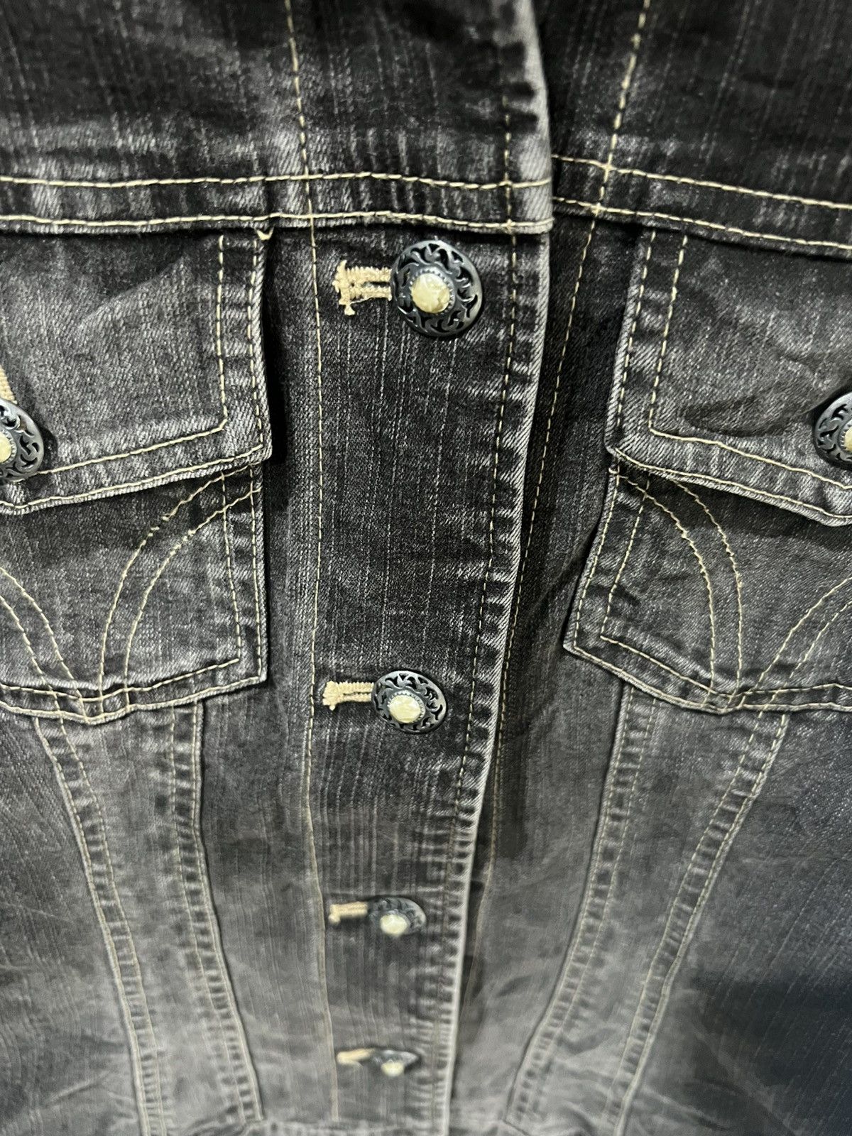 Michel Klein 🔥AVV Michel Klein Denim Jacket Size S / US 4 / IT 40 - 9 Thumbnail