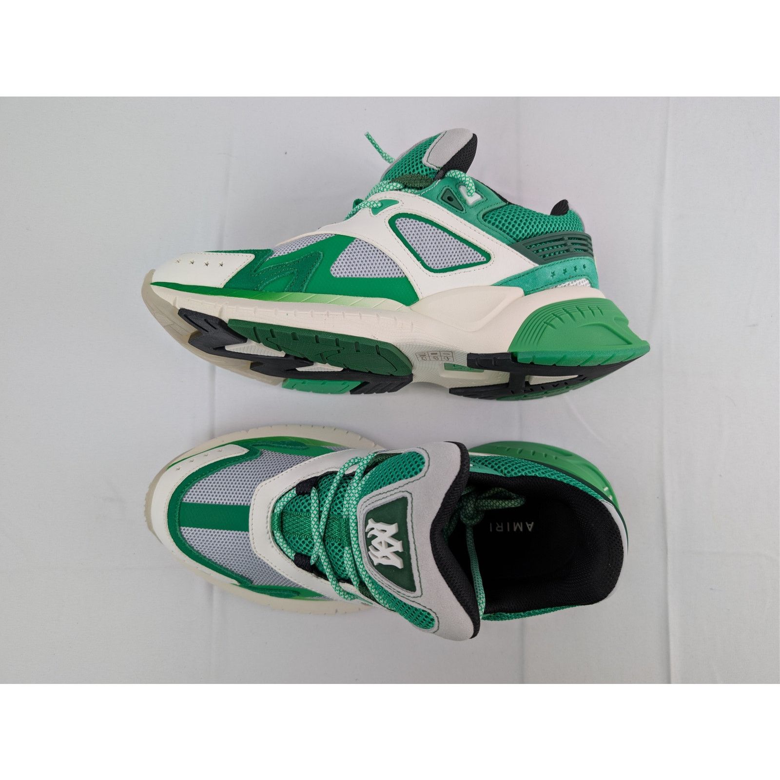 Amiri o1rshd1 MA Runner Sneakers in Green Size US 9 / EU 42 - 1 Thumbnail