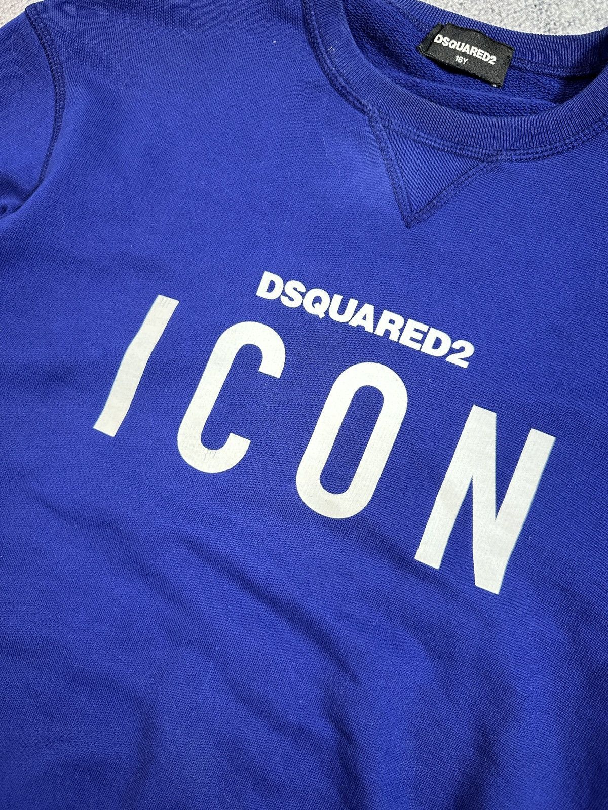 Dsquared2 Y2K Dsquared2 Icon Big Logo Sweatshirt Streetwear Rare USA S Size US S / EU 44-46 / 1 - 2 Thumbnail