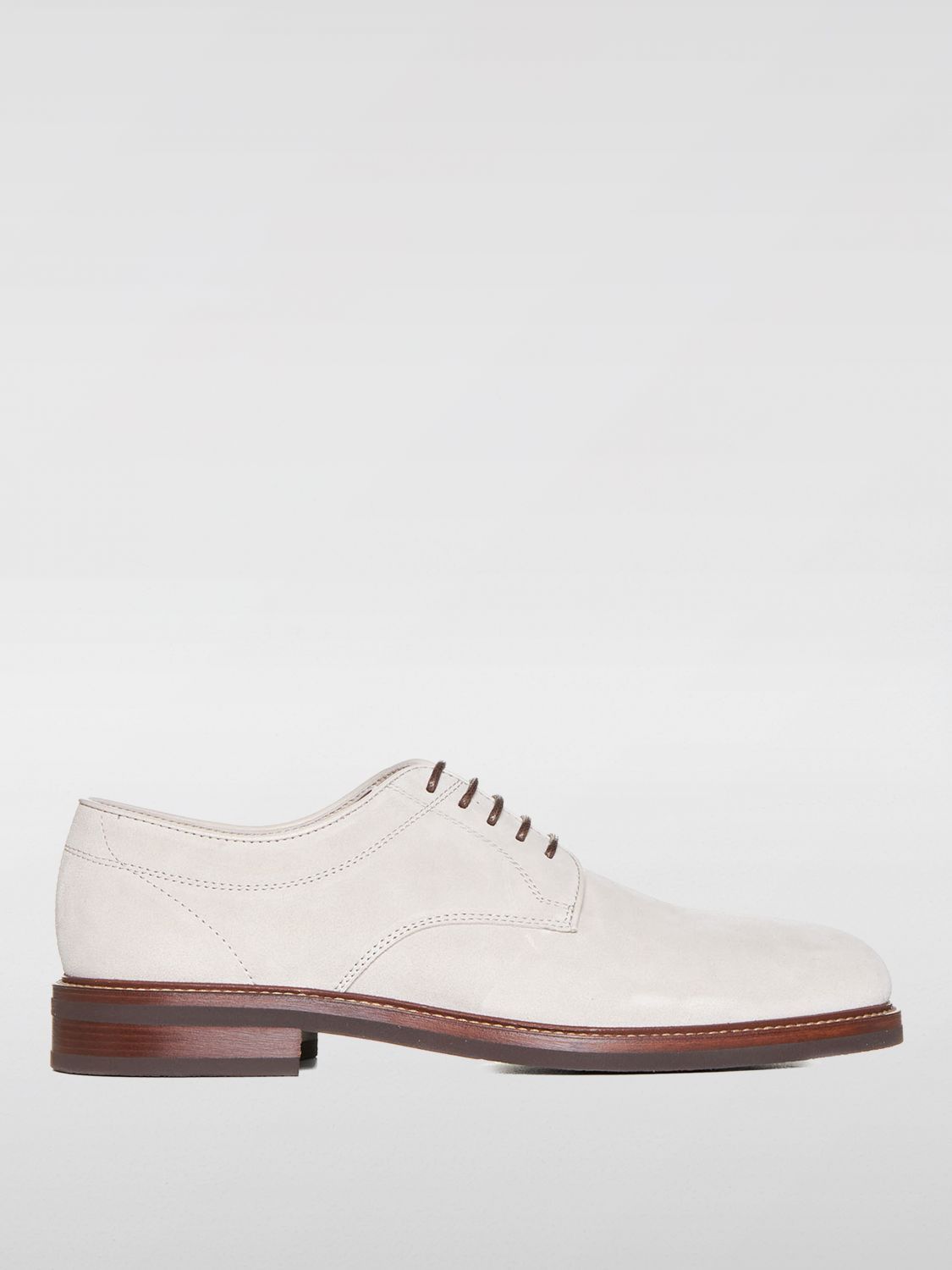 image of Brunello Cucinelli Brogue Shoes Men Beige (Size 12)