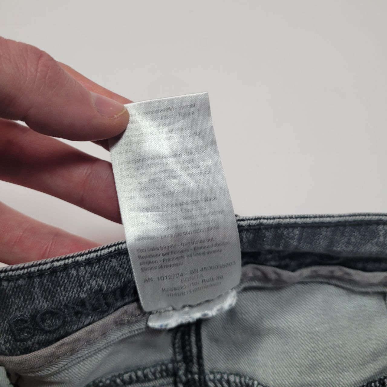 Japanese Brand BONITA DENIM Women's Gray Cotton Printed Jeans W34 L30 Size 34" / US 12 / IT 48 - 11 Thumbnail
