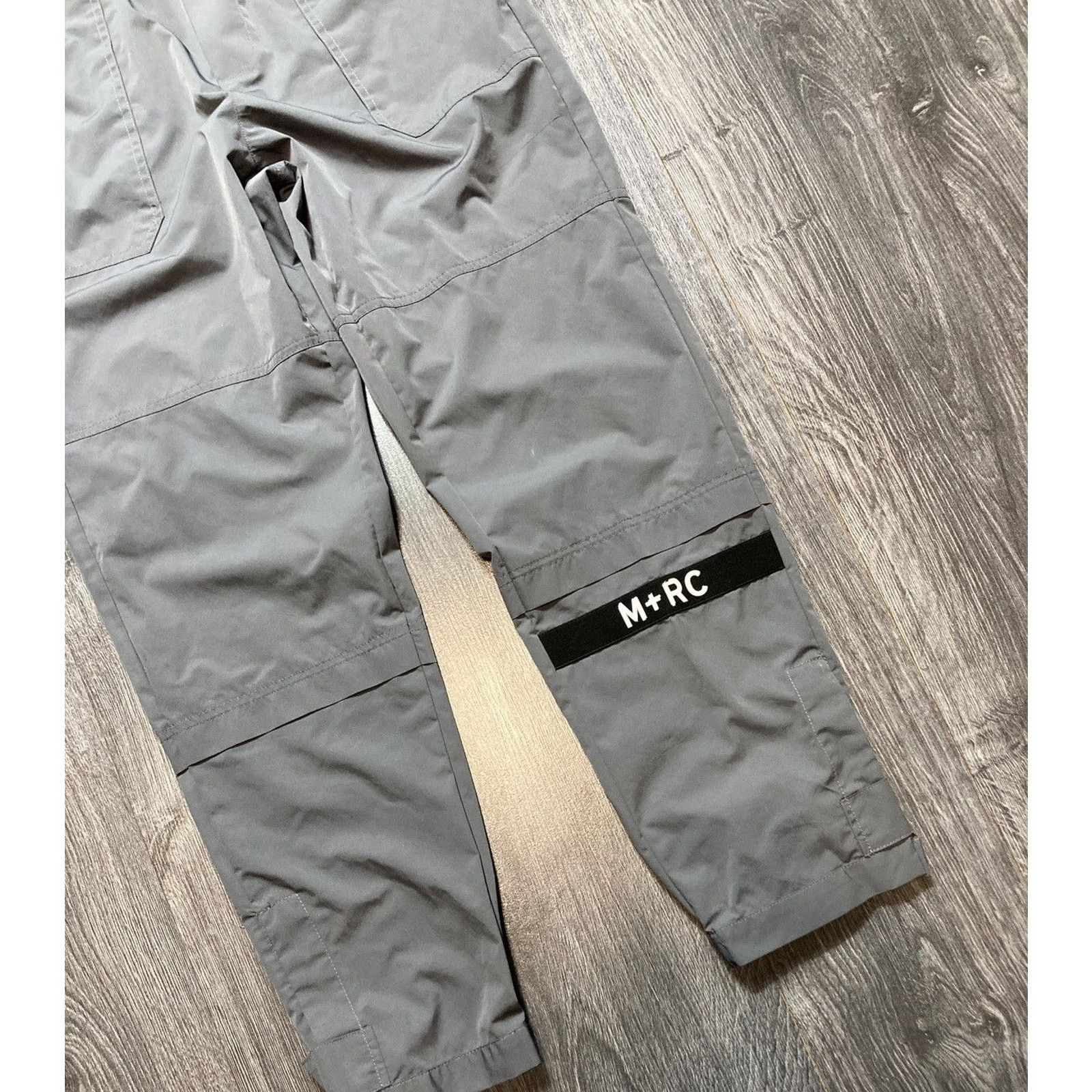 Hypebeast × M+Rc Noir M+Rc Noir Nylon Track Rain Pants Gray Size US 32 / EU 48 - 2 Thumbnail