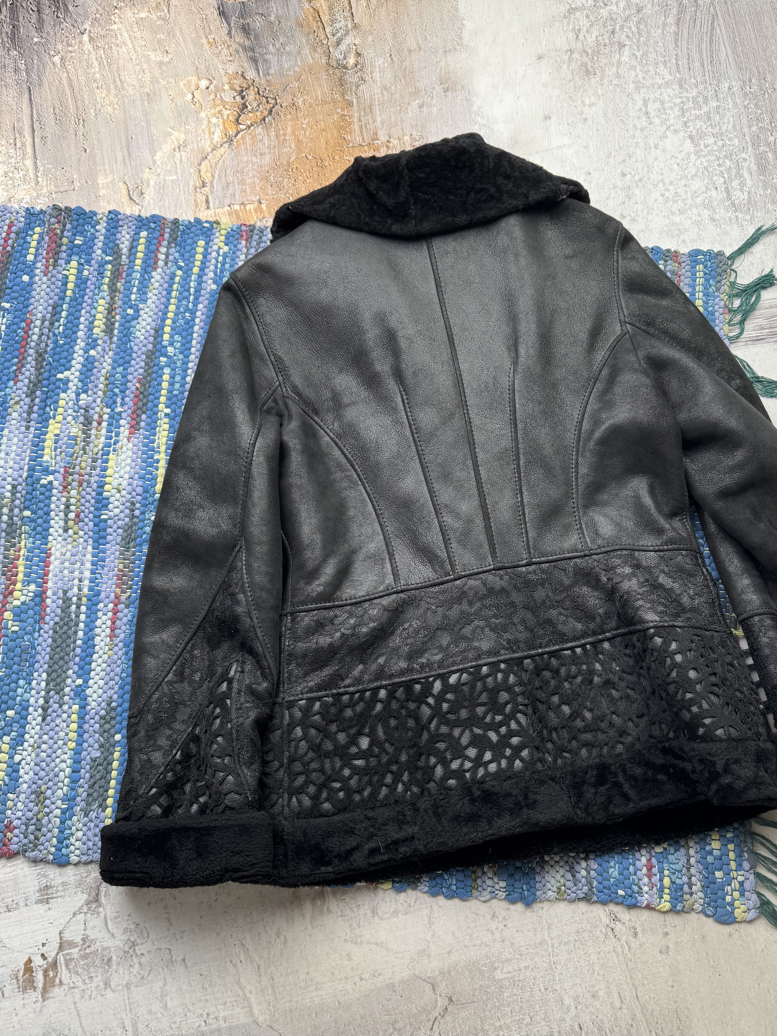 Japanese Brand Vintage Real Sheepskin Coat D15(583)A787 Size L / US 10 / IT 46 - 9 Thumbnail