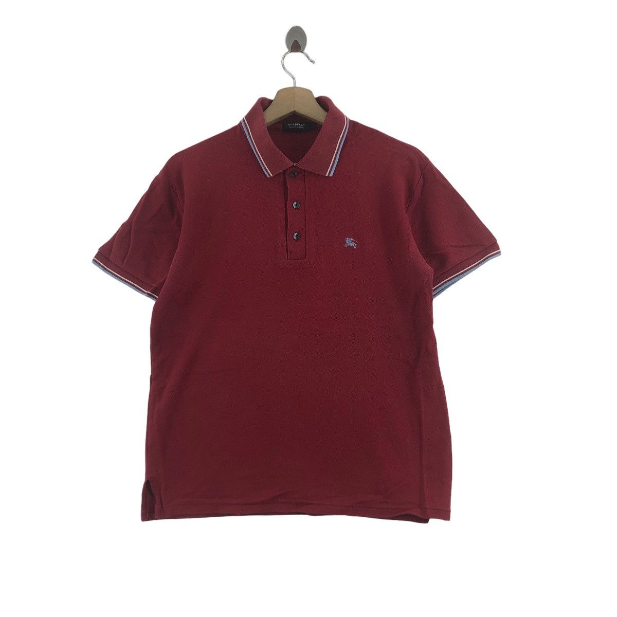Burberry Vintage BURBERRY BLACK LABEL Twin Tipped Polo Tee Shirt Top Size US M / EU 48-50 / 2 - 1 Thumbnail