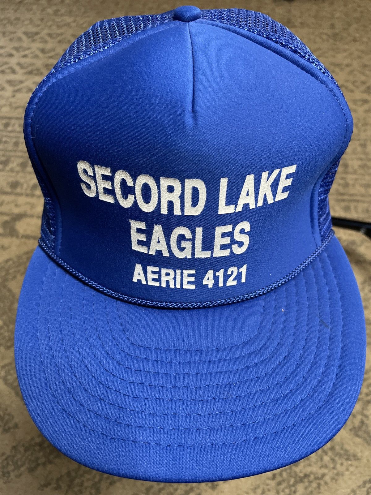 Nissan × Vintage Secord Lake Eagles AERIE 4121 Cap Hat Gladwin Michigan FOE Size ONE SIZE - 1 Thumbnail