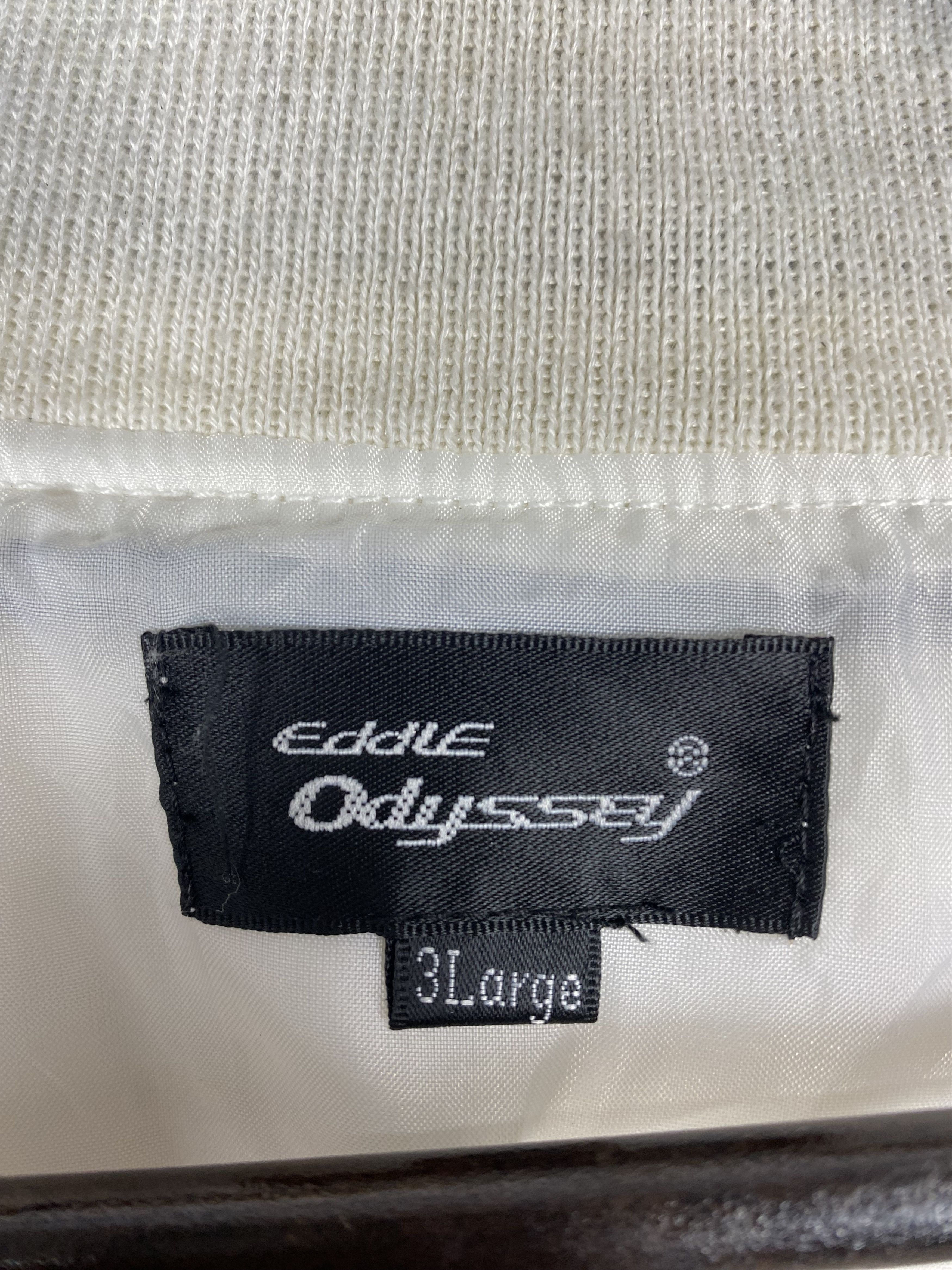 Japanese Brand Vintage Eddie Odyssey Varsity Jacket DJ0714 Size US XL / EU 56 / 4 - 9 Thumbnail
