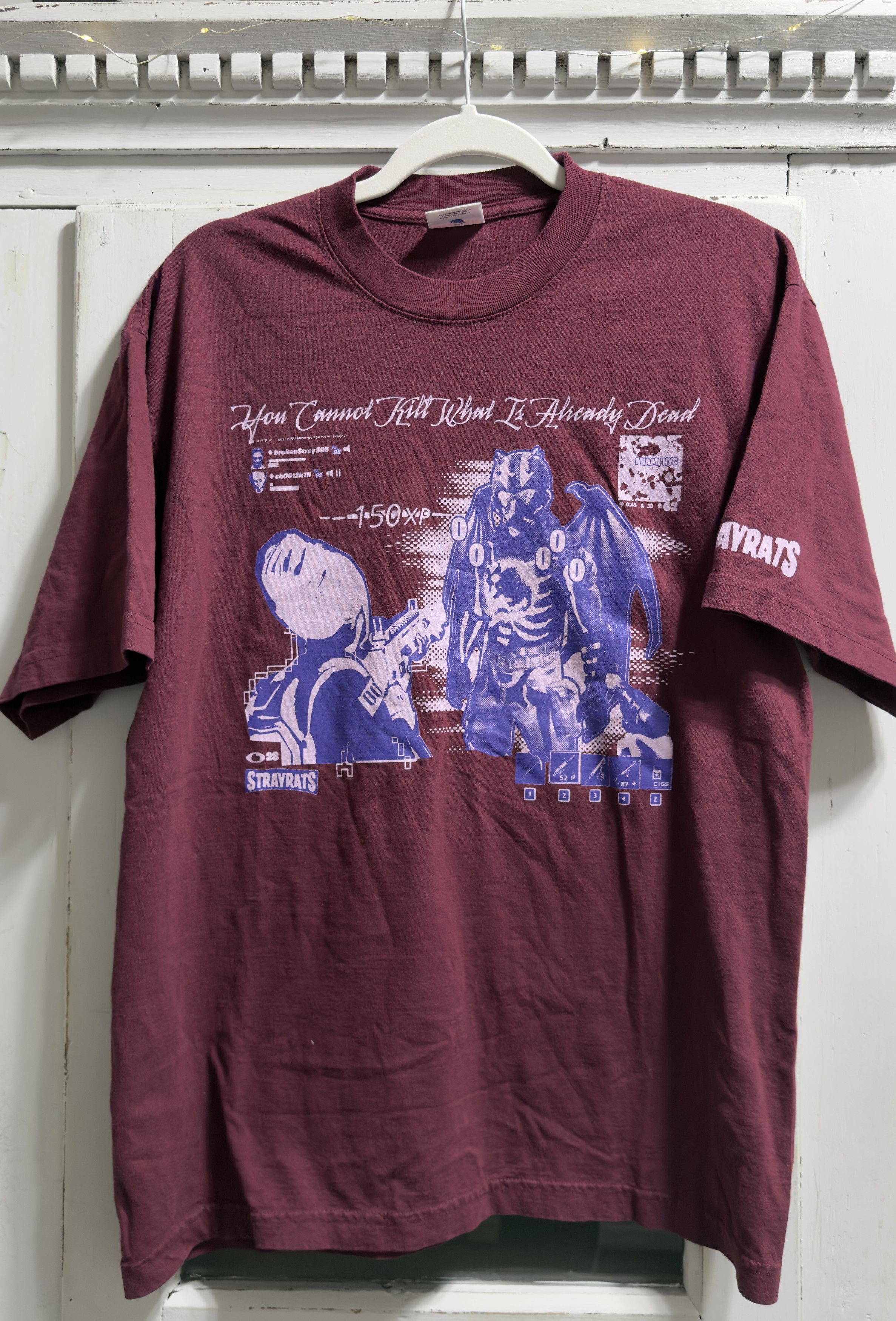 Stray Rats Burgundy Already Dead Fornite Tee Size US M / EU 48-50 / 2 - 1 Thumbnail