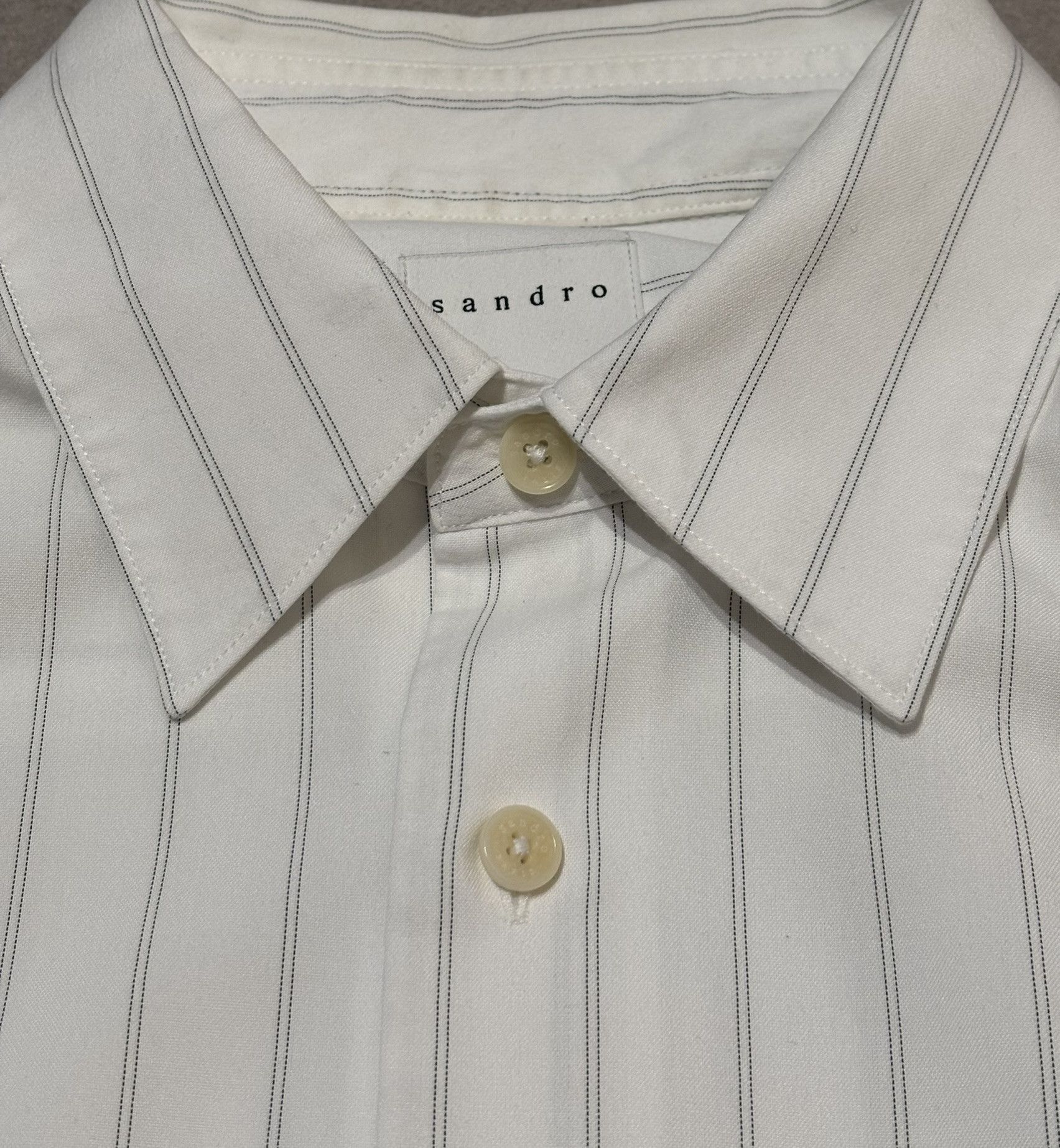 Sandro Sandro White shirt size S Size US S / EU 44-46 / 1 - 13 Thumbnail