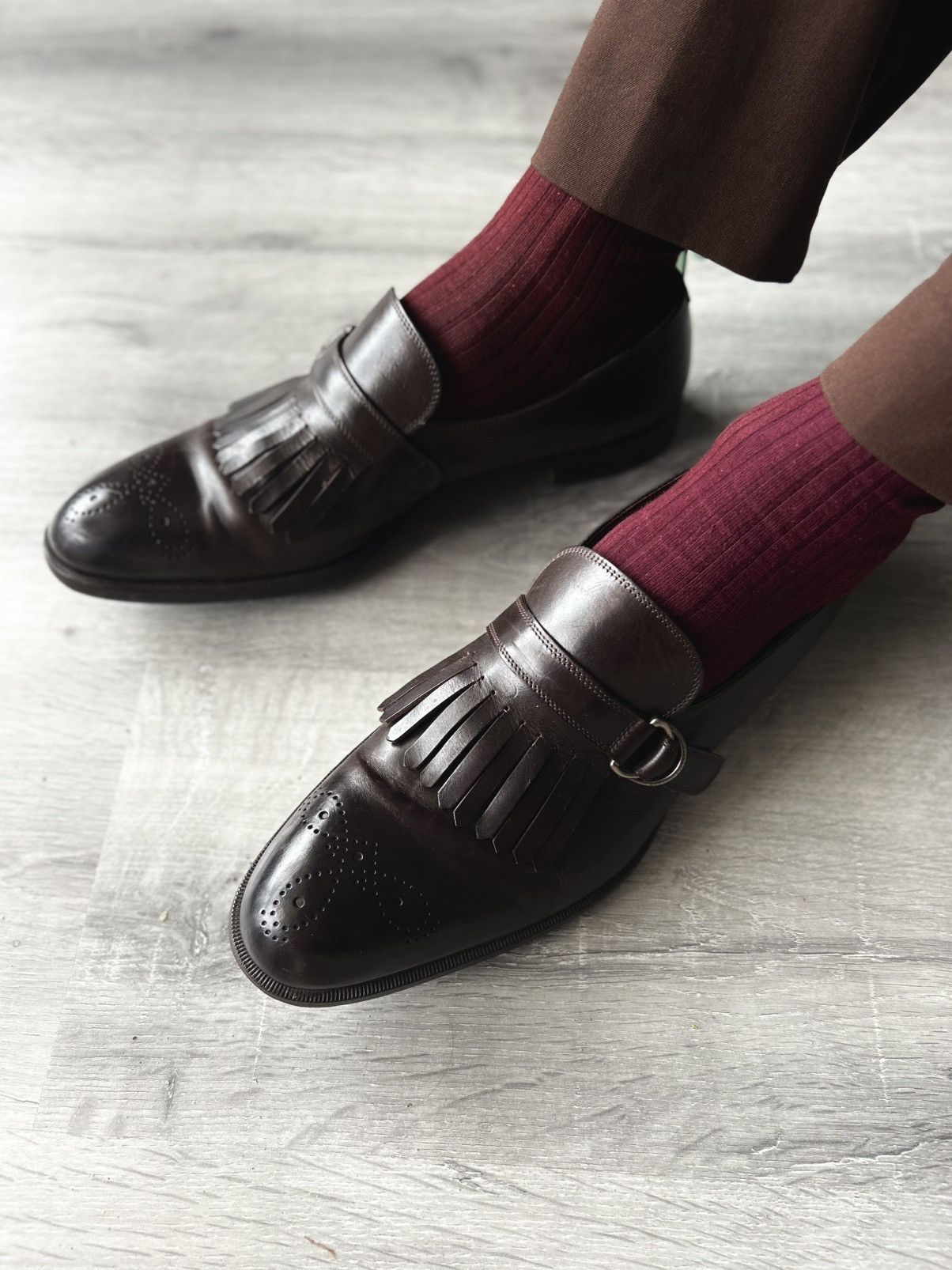 Fratelli Rossetti Fratelli Rossetti Leather Loafers - Made in Italy Size US 10 / EU 43 - 7 Thumbnail