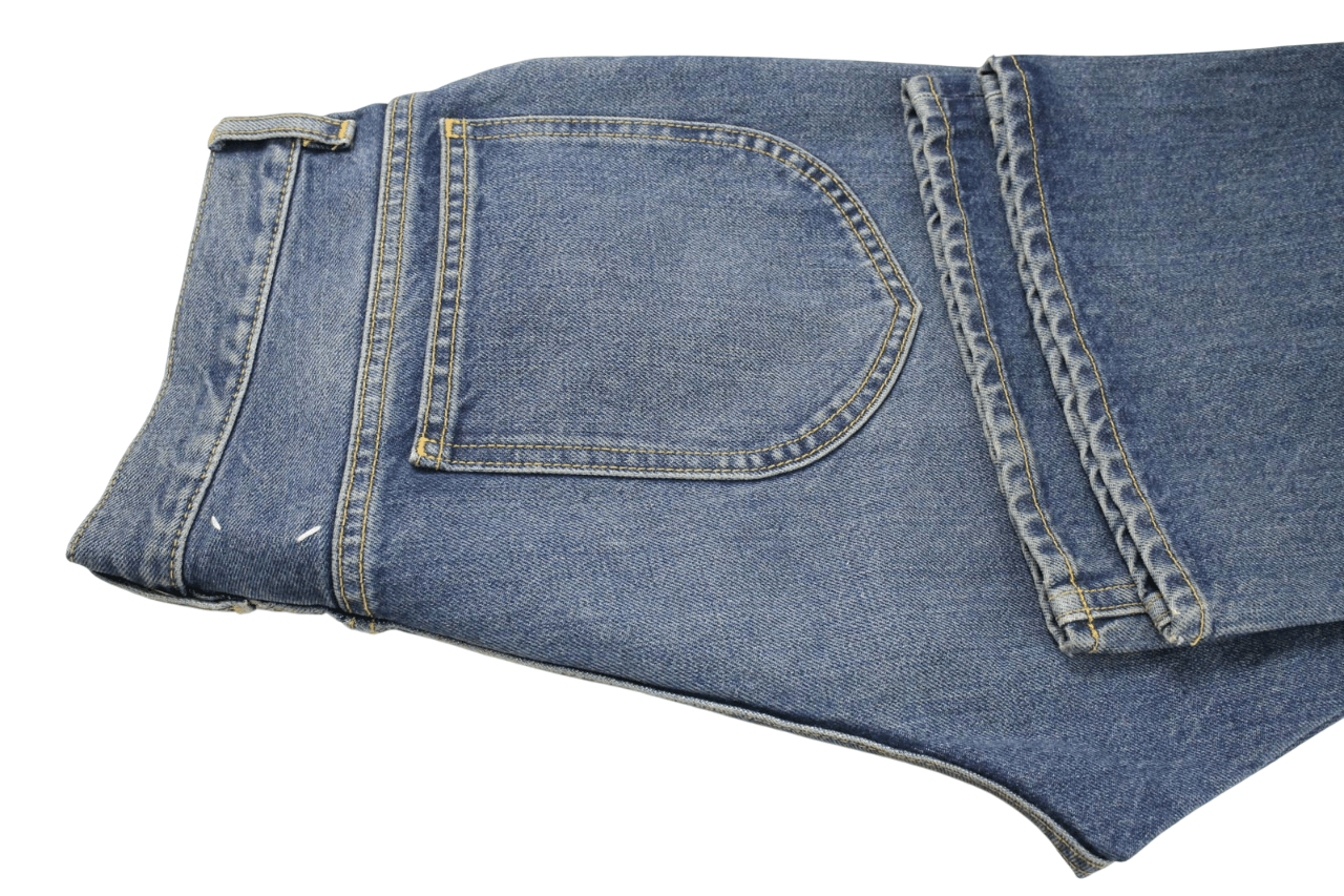 Maison Margiela MAISON MARGIELA Jeans Women's (EU) 42 Bootcut Zip Fly Faded Size 33" - 5 Thumbnail