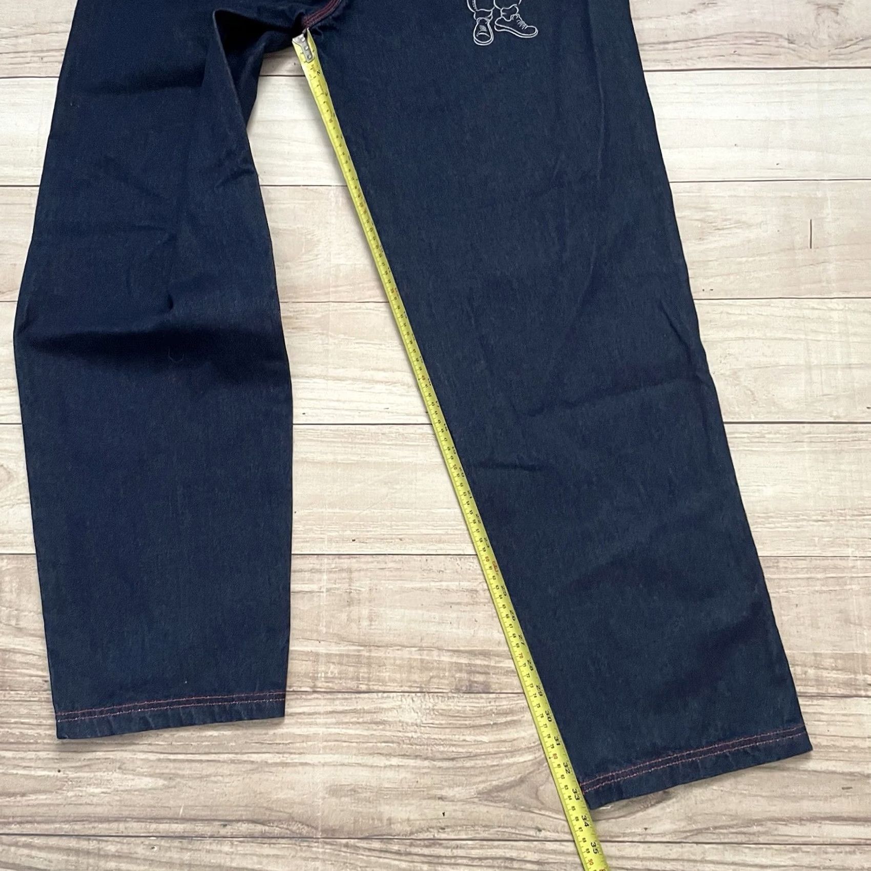 Fubu VINTAGE Chubiggie Jeans Denim Baggy NY Skate 38x34 Men's 90s 2000s JNCO Style 38x34 Blue Regular Baggy Size US 38 / EU 54 - 7 Thumbnail
