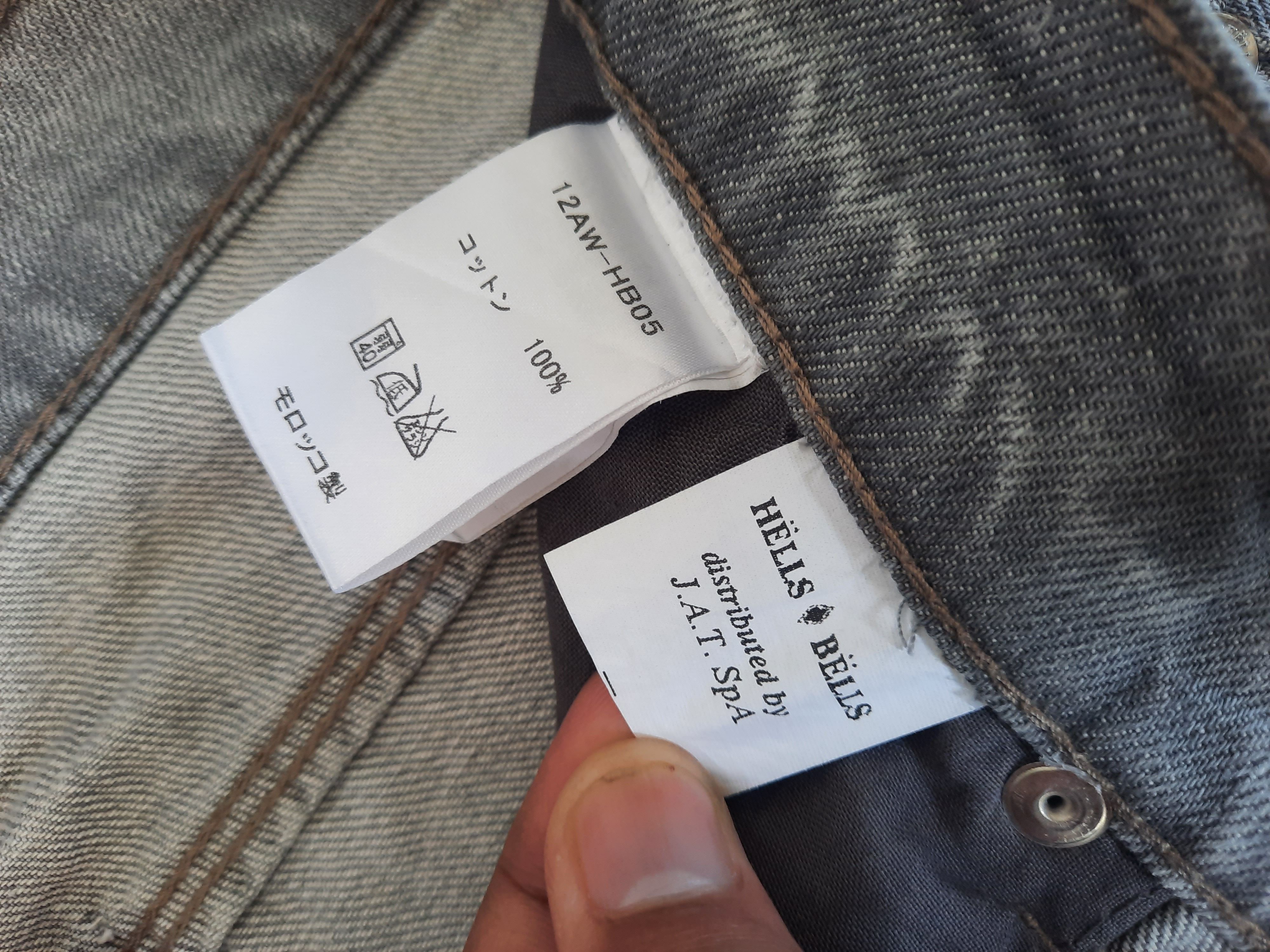 Hells Bells 🔥Hells bells stonewash gray denim jeans Size US 32 / EU 48 - 8 Thumbnail
