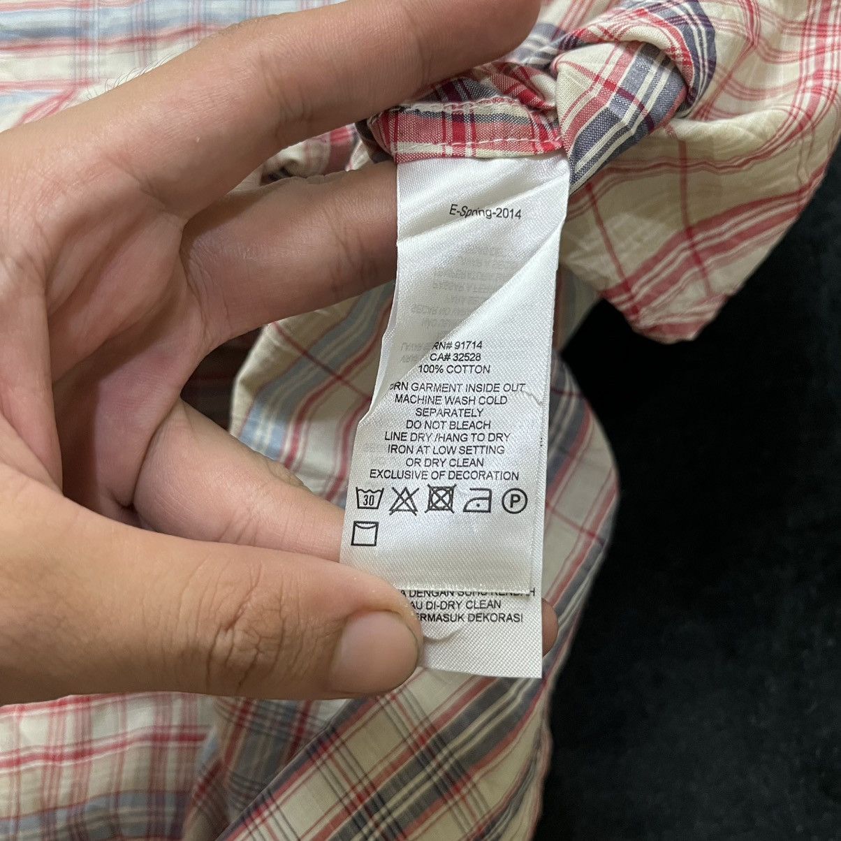 Kapital Armani Exchange Multi-Direction Plaid Shirt| missoni style Size US L / EU 52-54 / 3 - 8 Thumbnail
