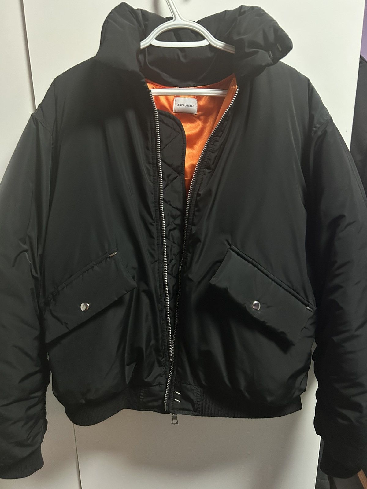 Askyurself Askyurself balck bomber jacket size M Size US M / EU 48-50 / 2 - 2 Thumbnail