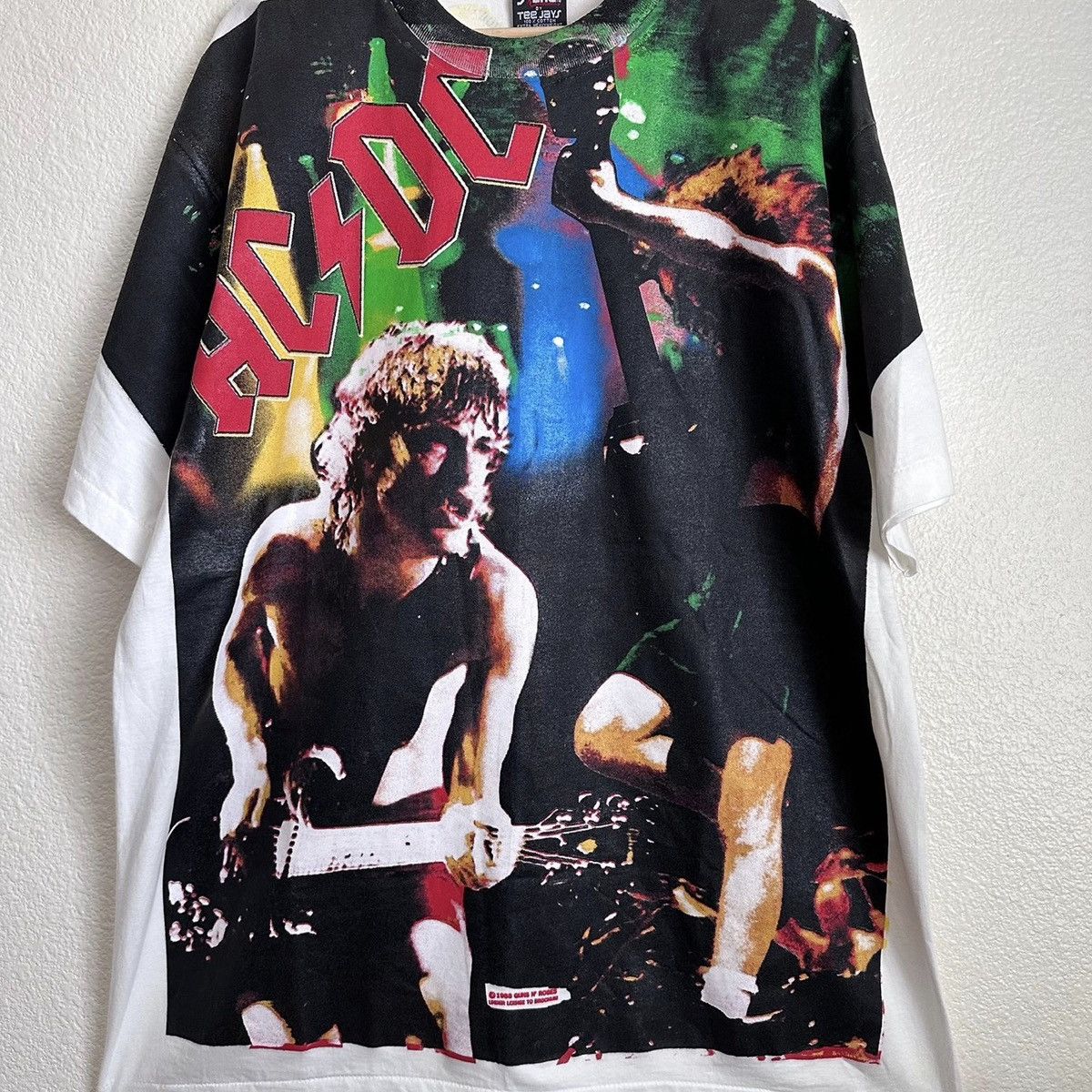 Giant Vintage AC/DC All Over Print T Shirt AOP Size XXL 2XL Size US XXL / EU 58 / 5 - 3 Thumbnail