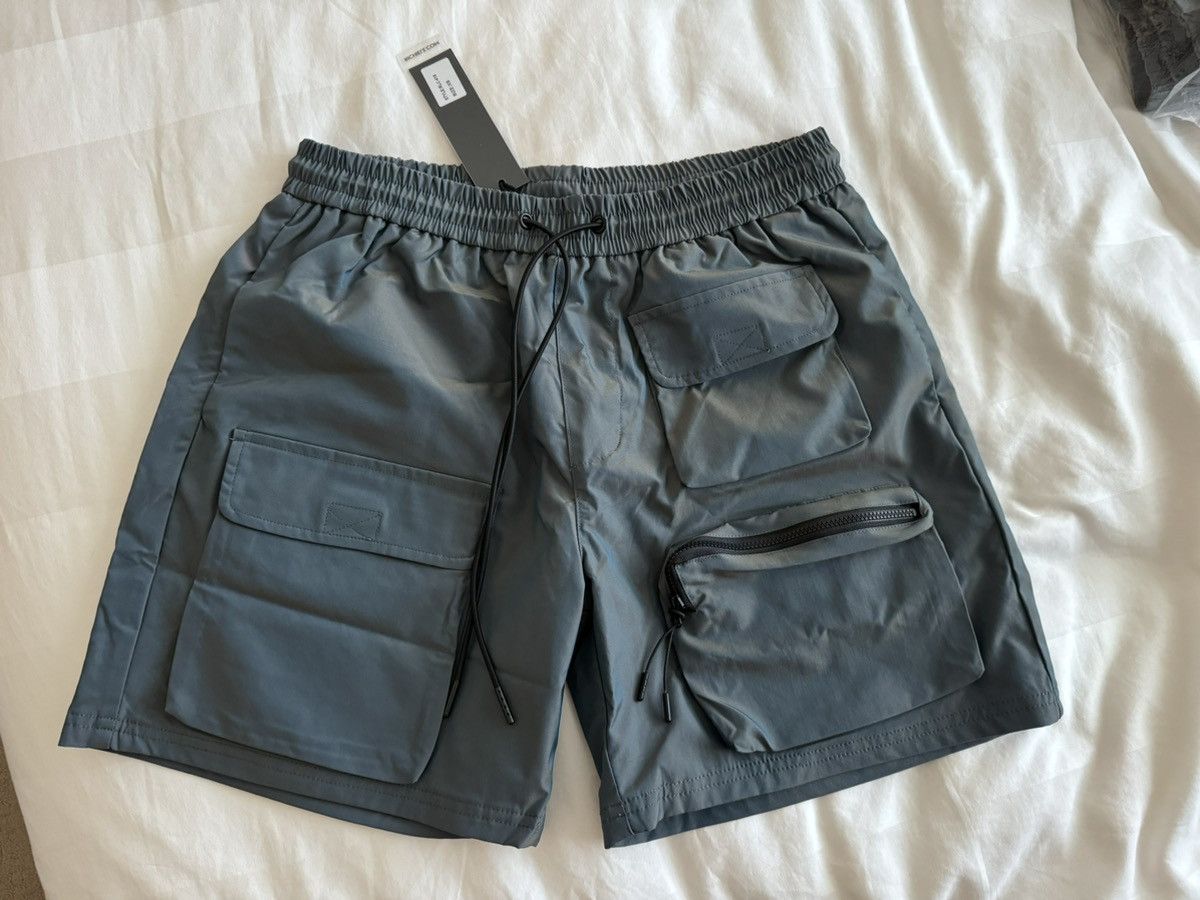 Iridescent Utility Shorts