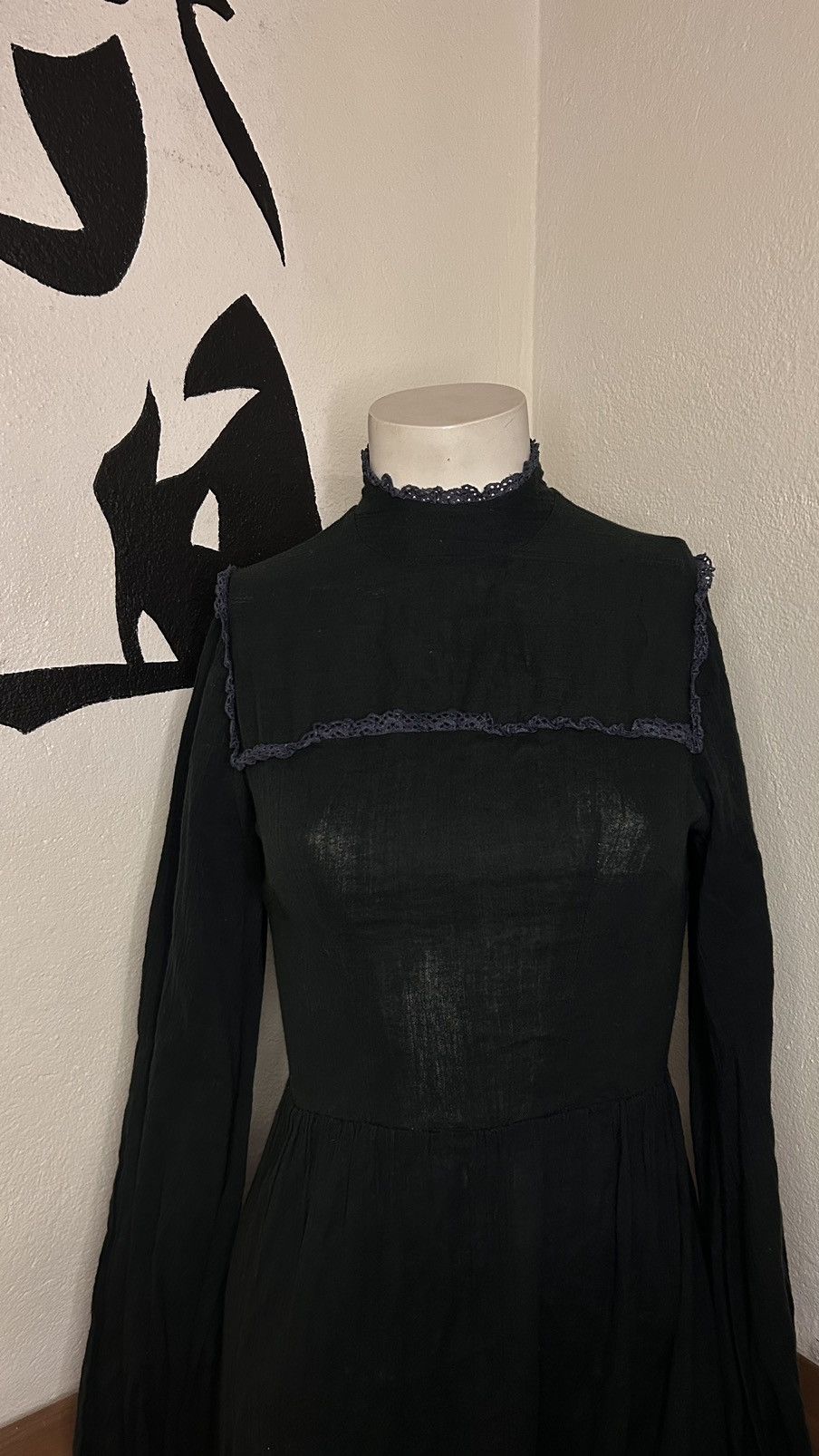 Other Gothic Maiden Antique Gown Dark Grey Size S / US 4 / IT 40 - 9 Thumbnail