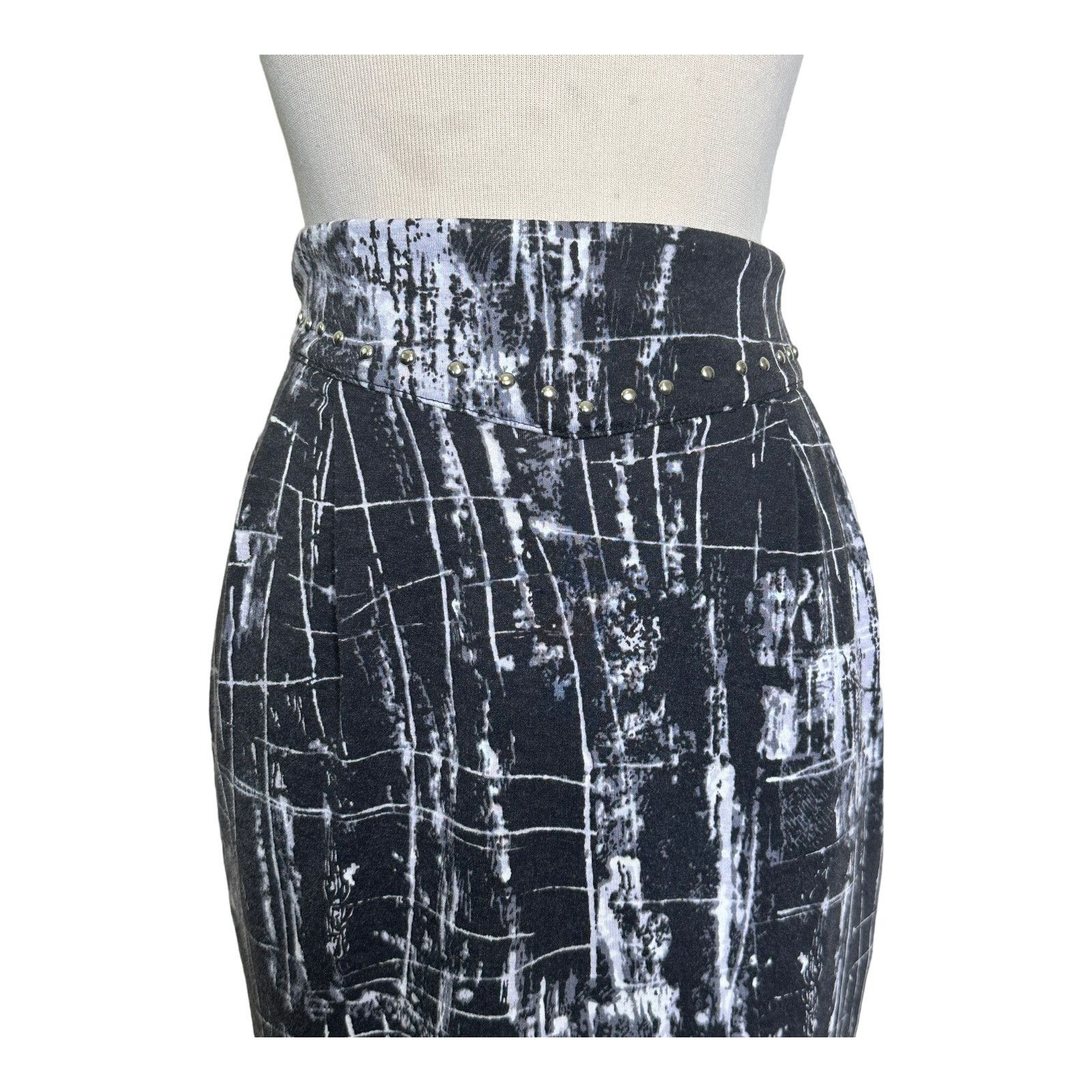MINKPINK Mink Pink black tie dye studded mini skirt size medium Size 30" / US 8 / IT 44 - 5 Thumbnail