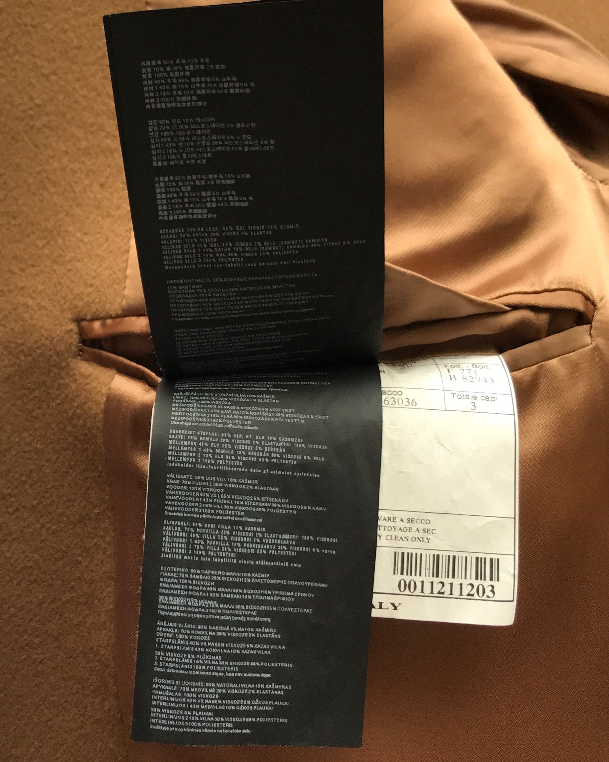 Prada PRADA MILANO SINGLE BREASTED WOOL COAT SIZE 50R ~ L Size US M / EU 48-50 / 2 - 9 Thumbnail
