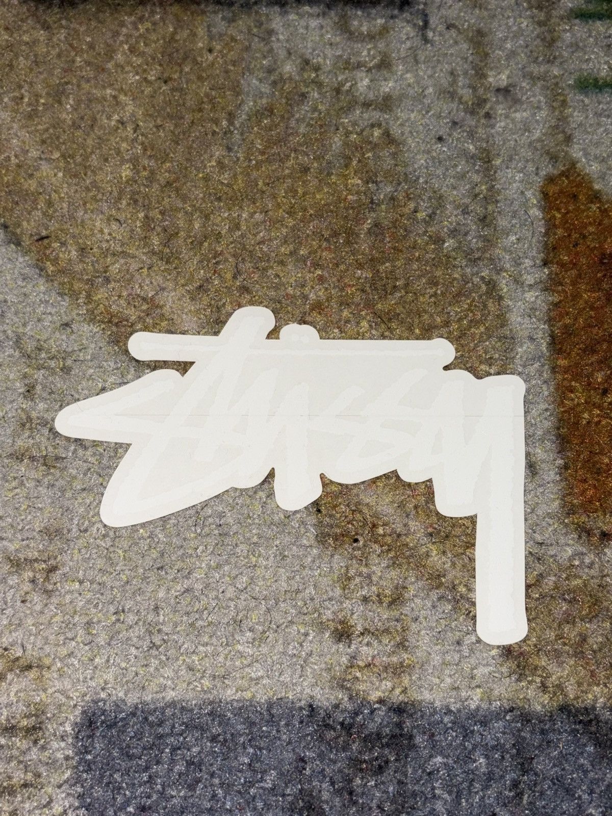 Stussy Stussy Script Logo Sticker White Size ONE SIZE - 1 Preview