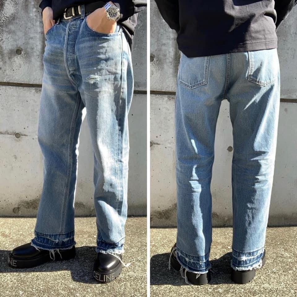 Celine × Hedi Slimane FW22 Zuma Wash Wesley Denim sz28 (fits for