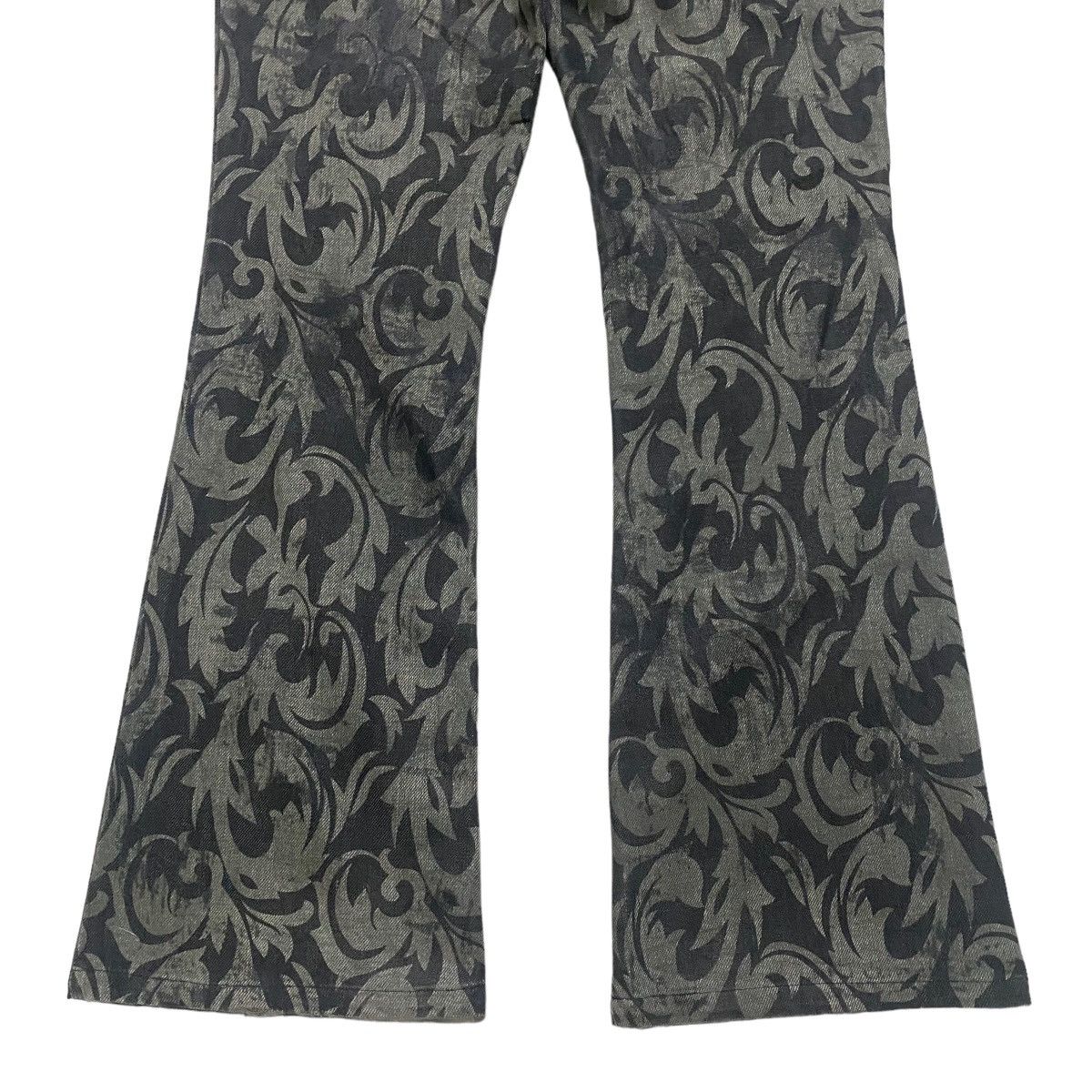 Japanese Brand BLACK PEACE NOW Tribal Coated Flare Pants Size US 28 / EU 44 - 12 Thumbnail